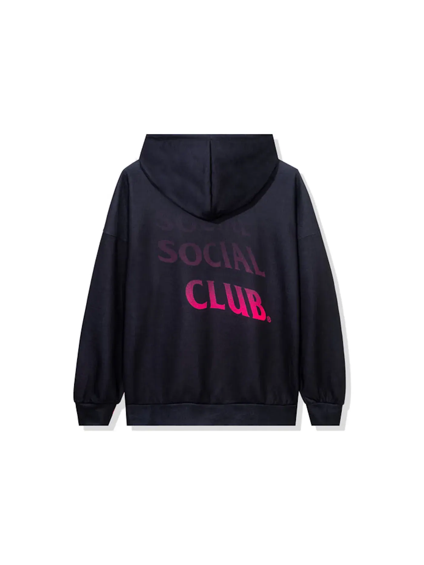Мужская худи с принтом Everything Goes Anti Social Social Club — изображение 2 из 2, черный