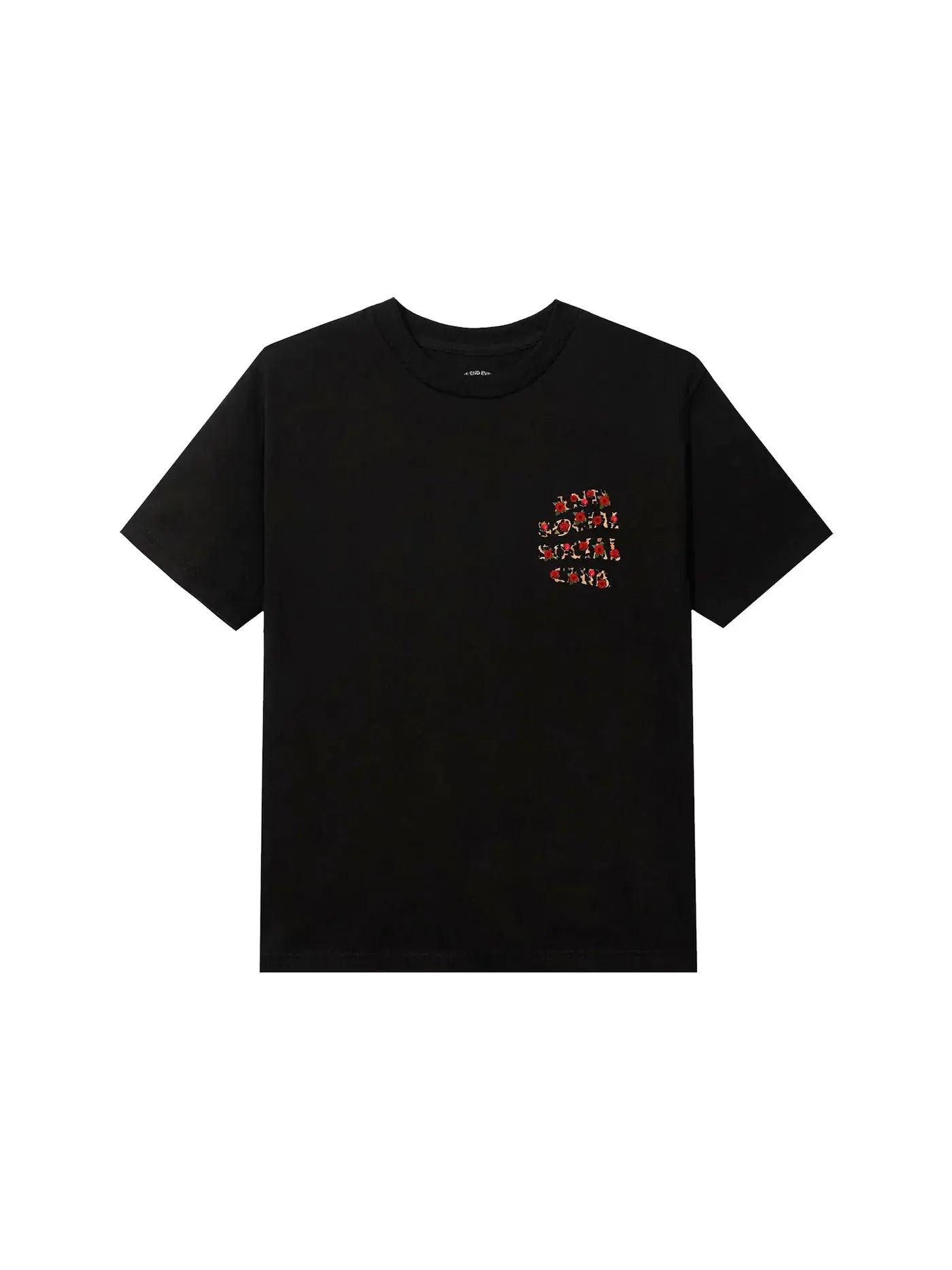 Мужская футболка с принтом Anti Social Social Club Tee (SS24) — изображение 1 из 1, черный