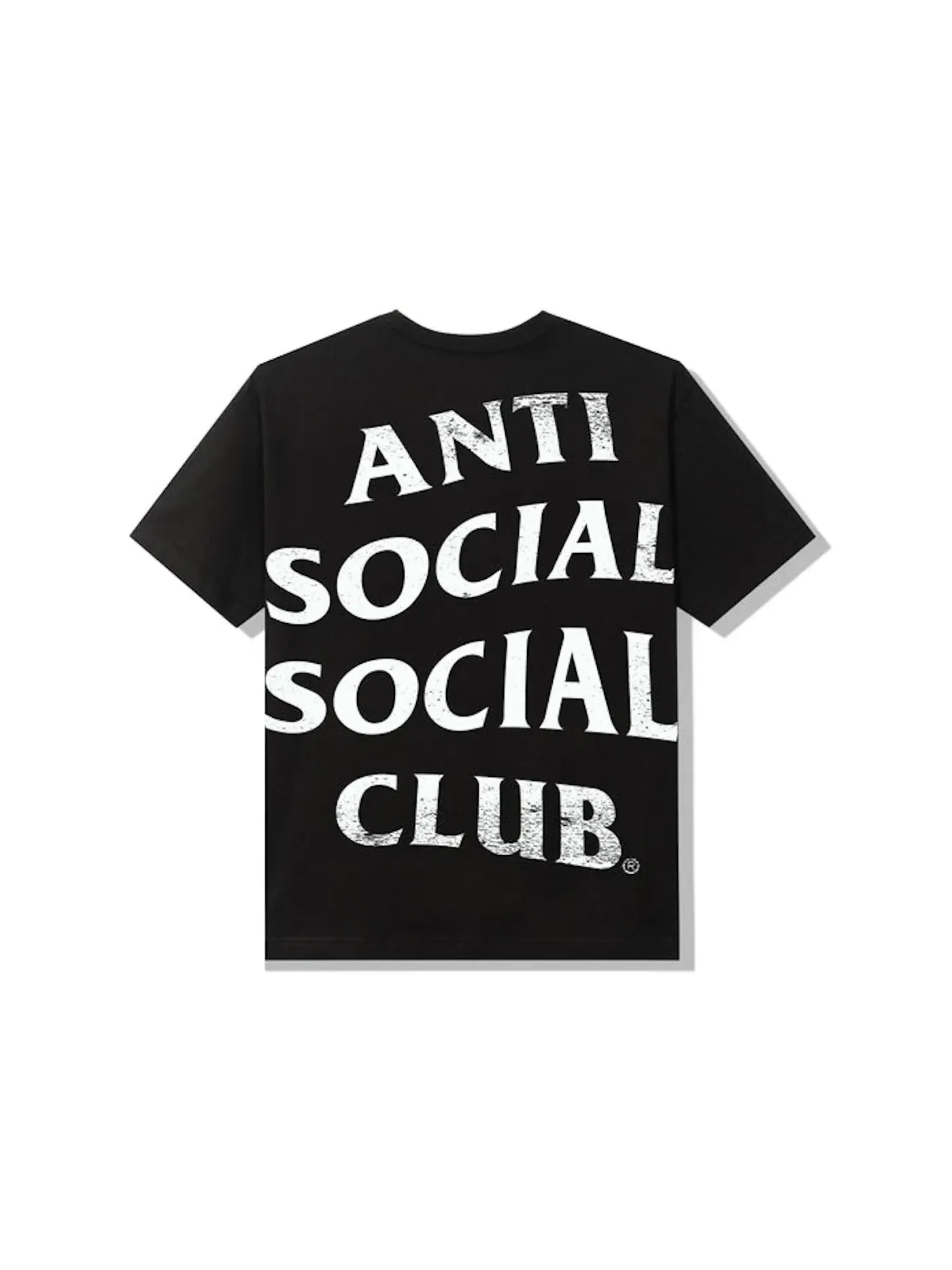 Мужская футболка с принтом Anti Social Social Club — изображение 2 из 2, черный