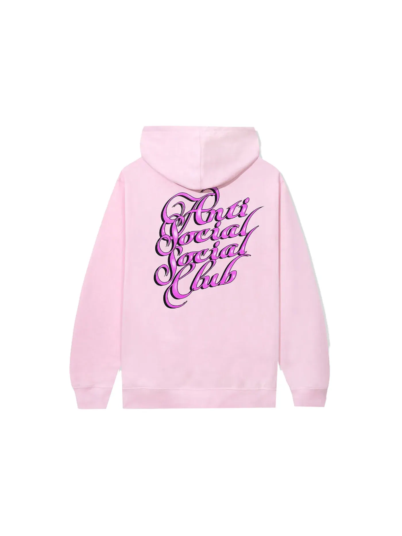 Мужская худи с принтом Anti Social Social Club Hoodie — изображение 1 из 2, розовый