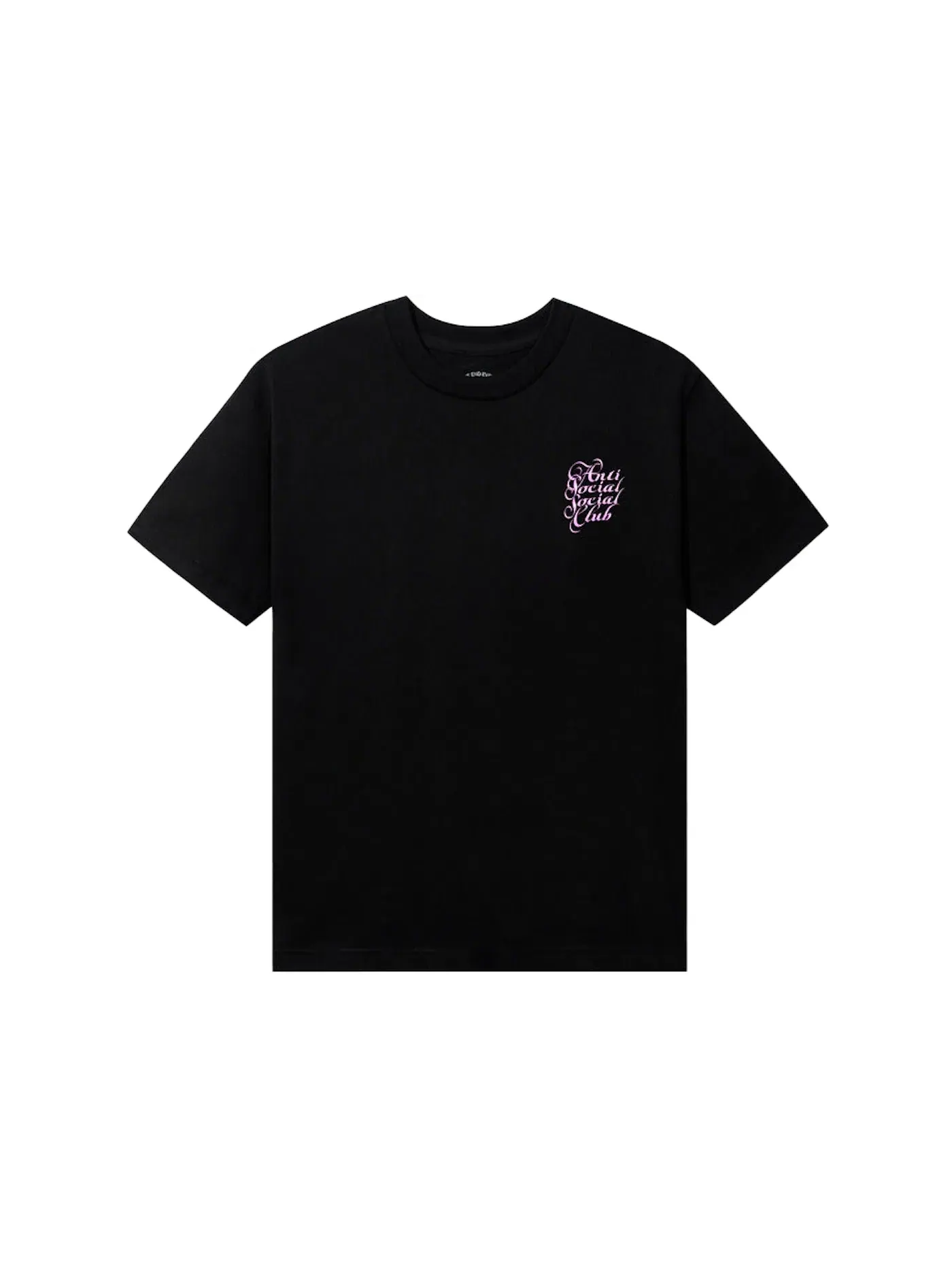 Мужская футболка с принтом Anti Social Social Club Tee — изображение 2 из 2, черный