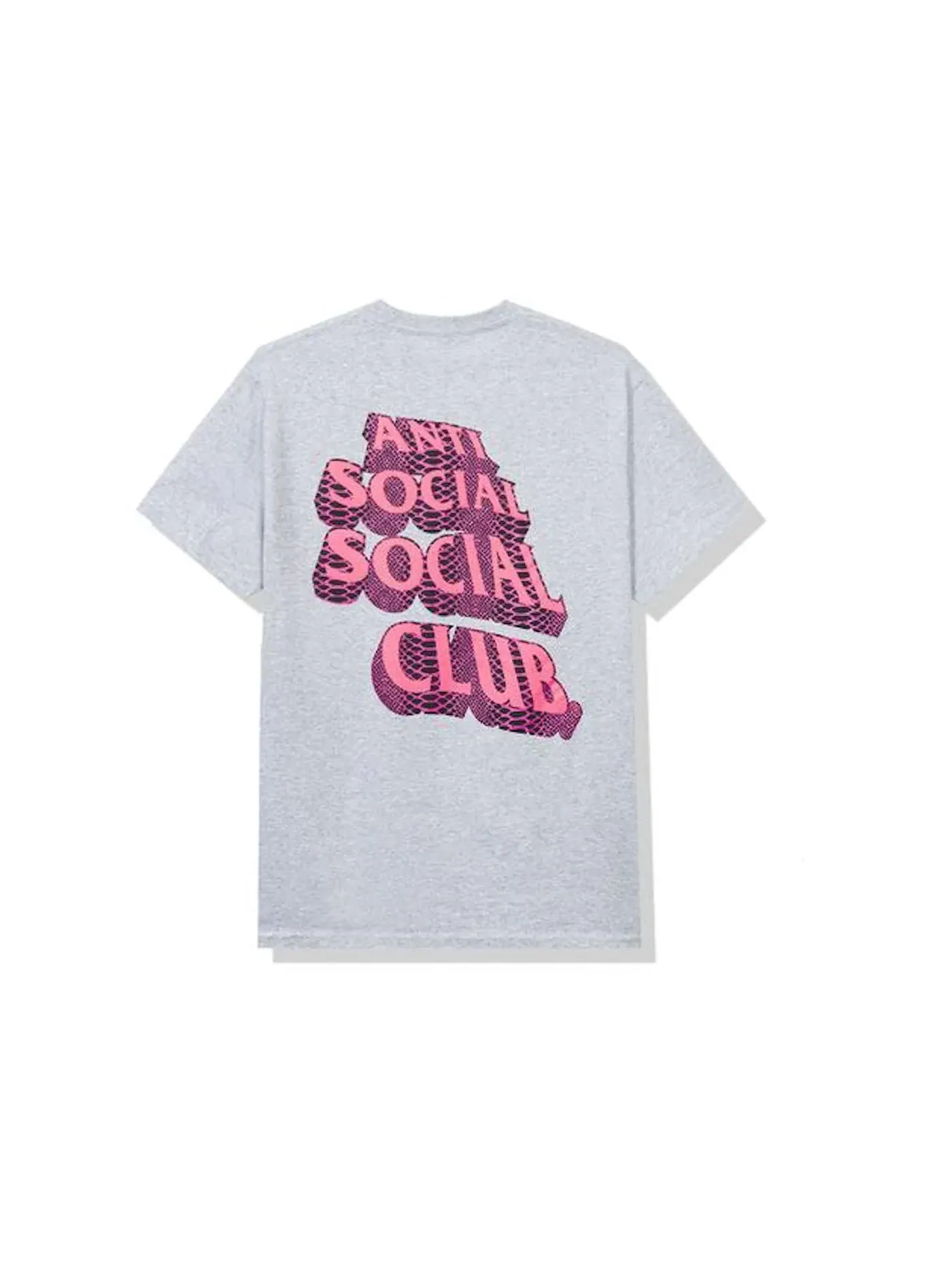 Мужская футболка с принтом Facade Tee Anti Social Social Club — изображение 1 из 2, серый