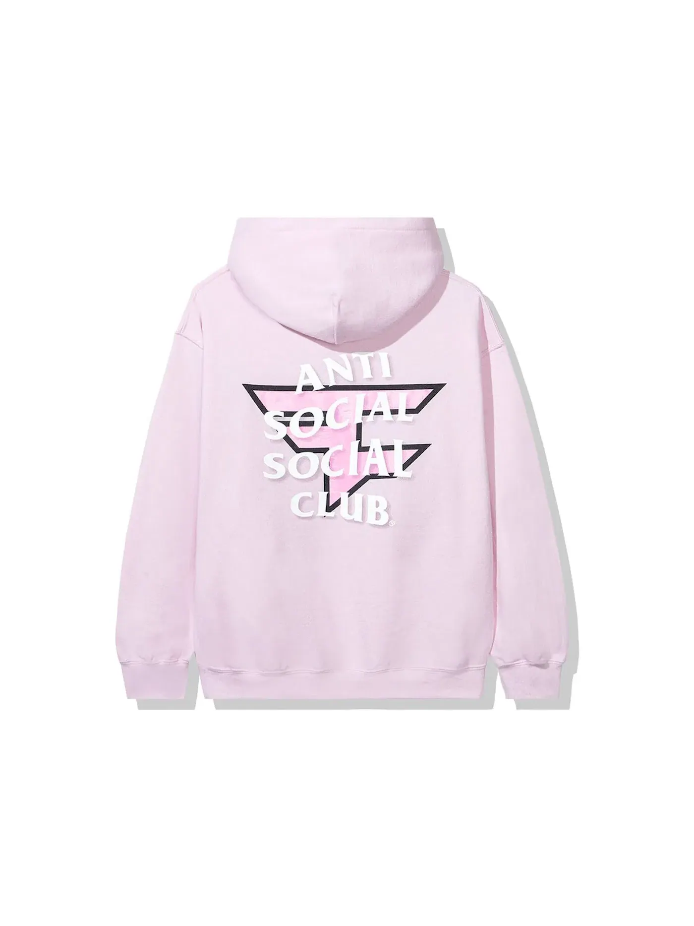 Мужская худи с принтом Faze Clan Anti Social Social Club — изображение 1 из 2, розовый