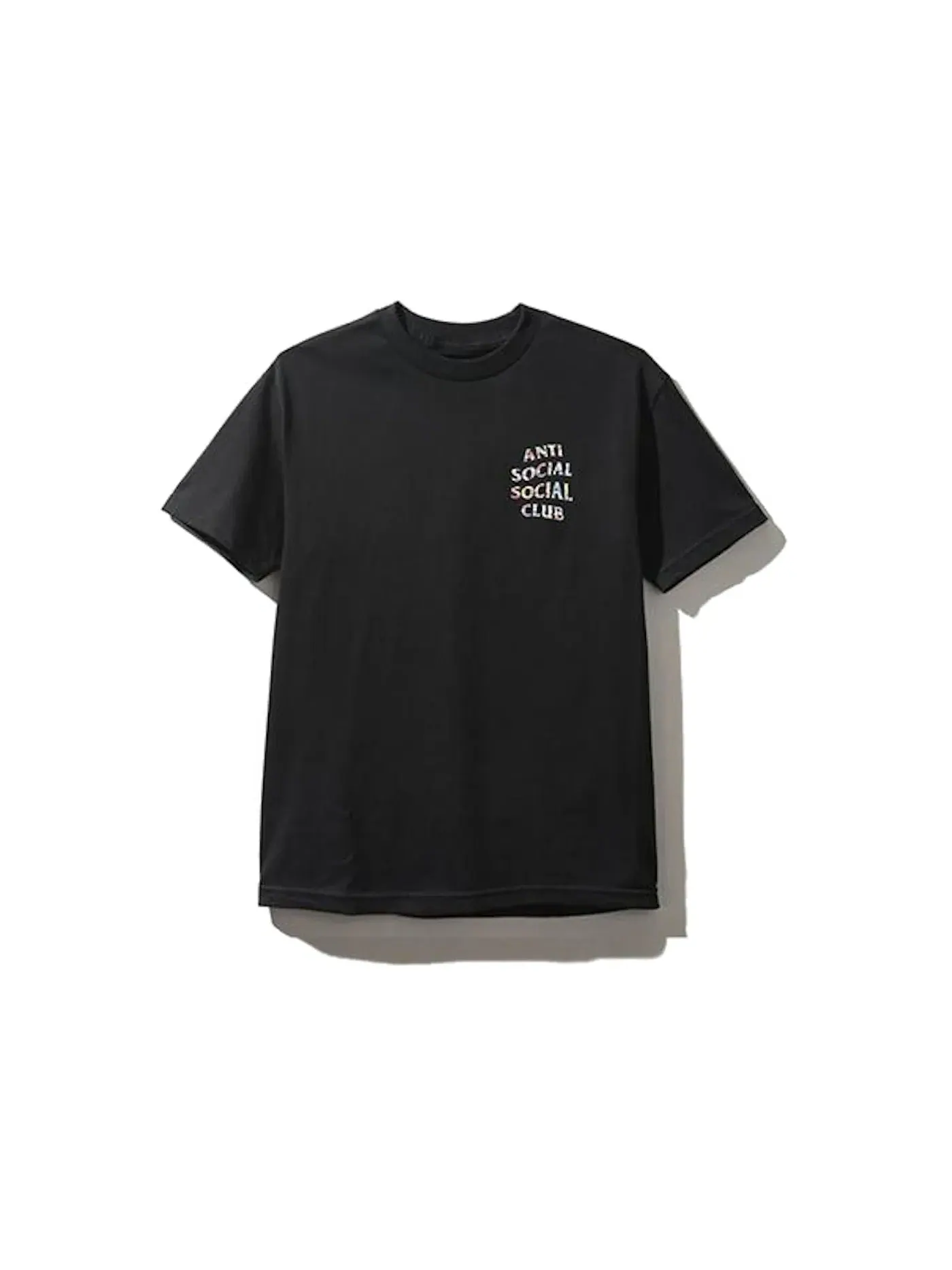 Мужская футболка с принтом Anti Social Social Club Tee — изображение 2 из 2, черный