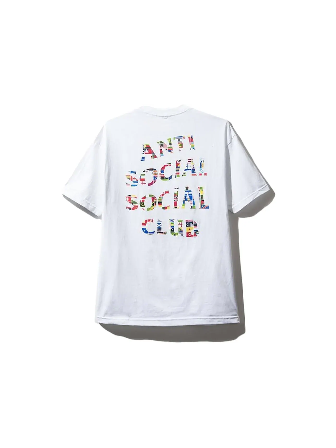 Мужская футболка с принтом Anti Social Social Club Tee — изображение 1 из 2, белый