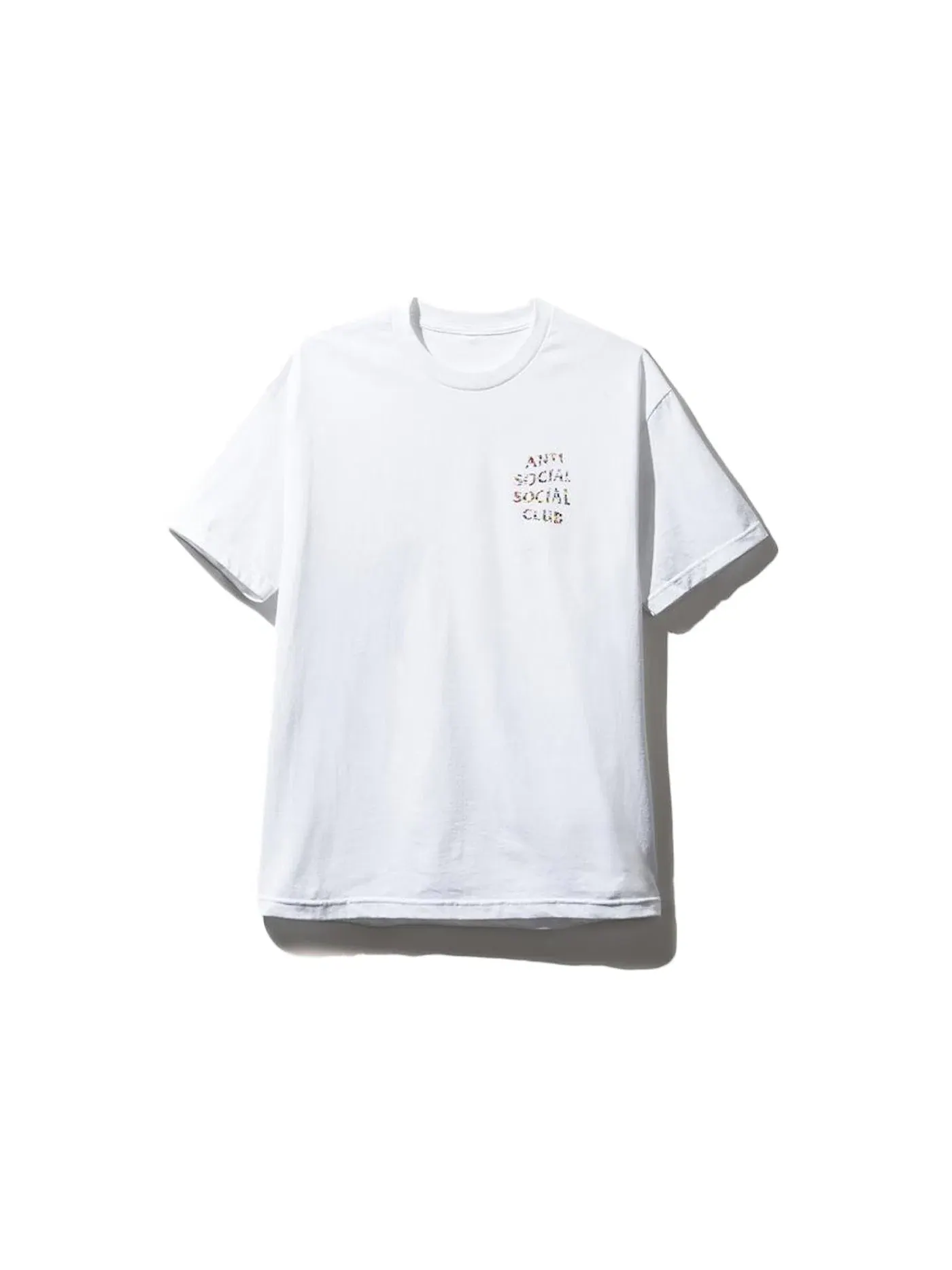Мужская футболка с принтом Anti Social Social Club Tee — изображение 2 из 2, белый