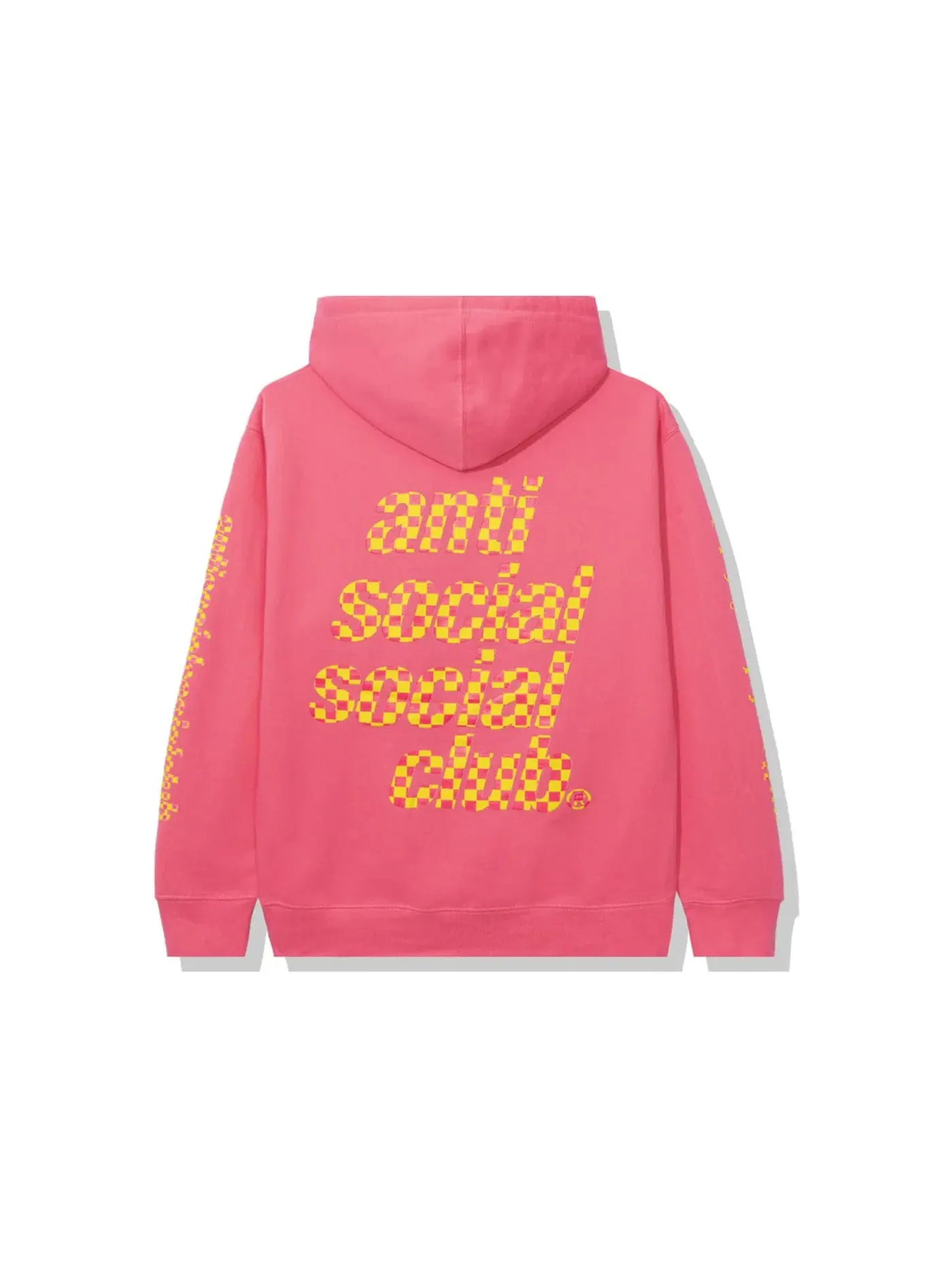 Мужская худи с принтом Anti Social Social Club Food Court — изображение 1 из 2, розовый