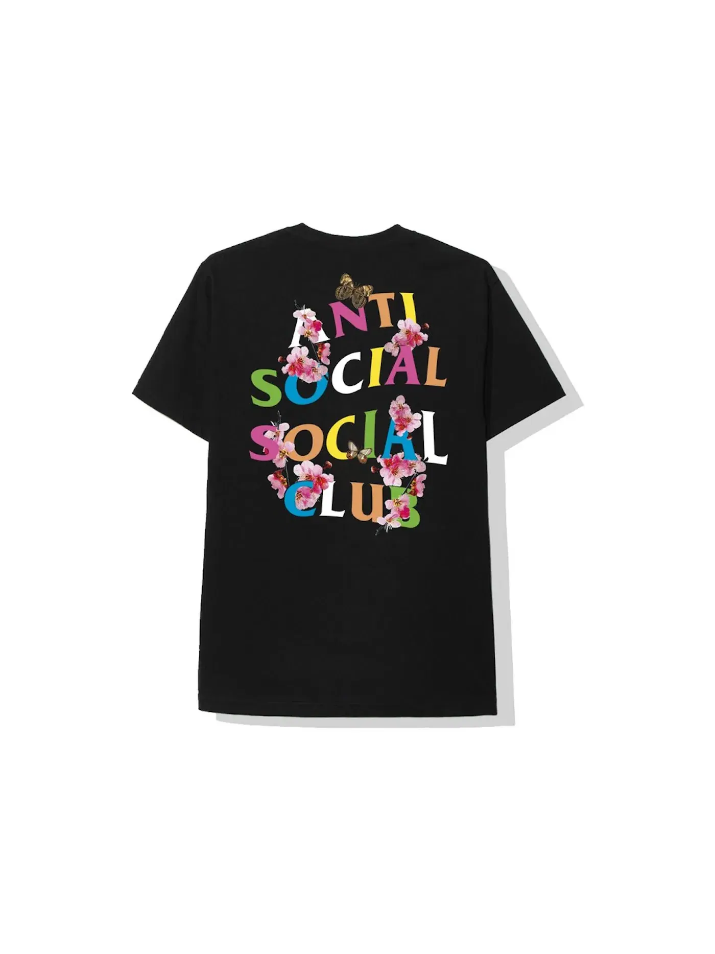 Мужская футболка с принтом Frantic Tee Anti Social Social Club — изображение 1 из 2, черный