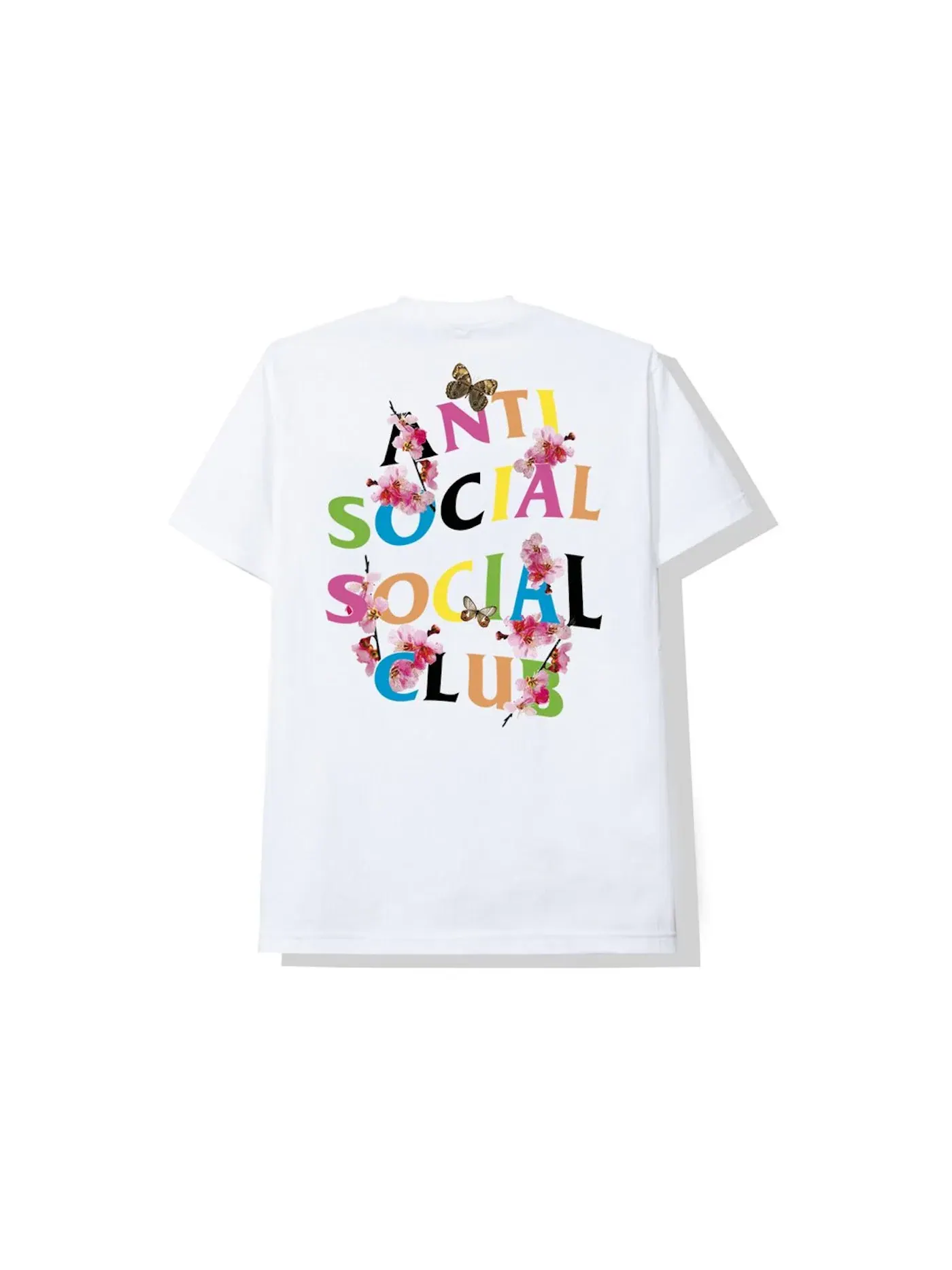 Мужская футболка с принтом Frantic Tee Anti Social Social Club — изображение 1 из 2, белый