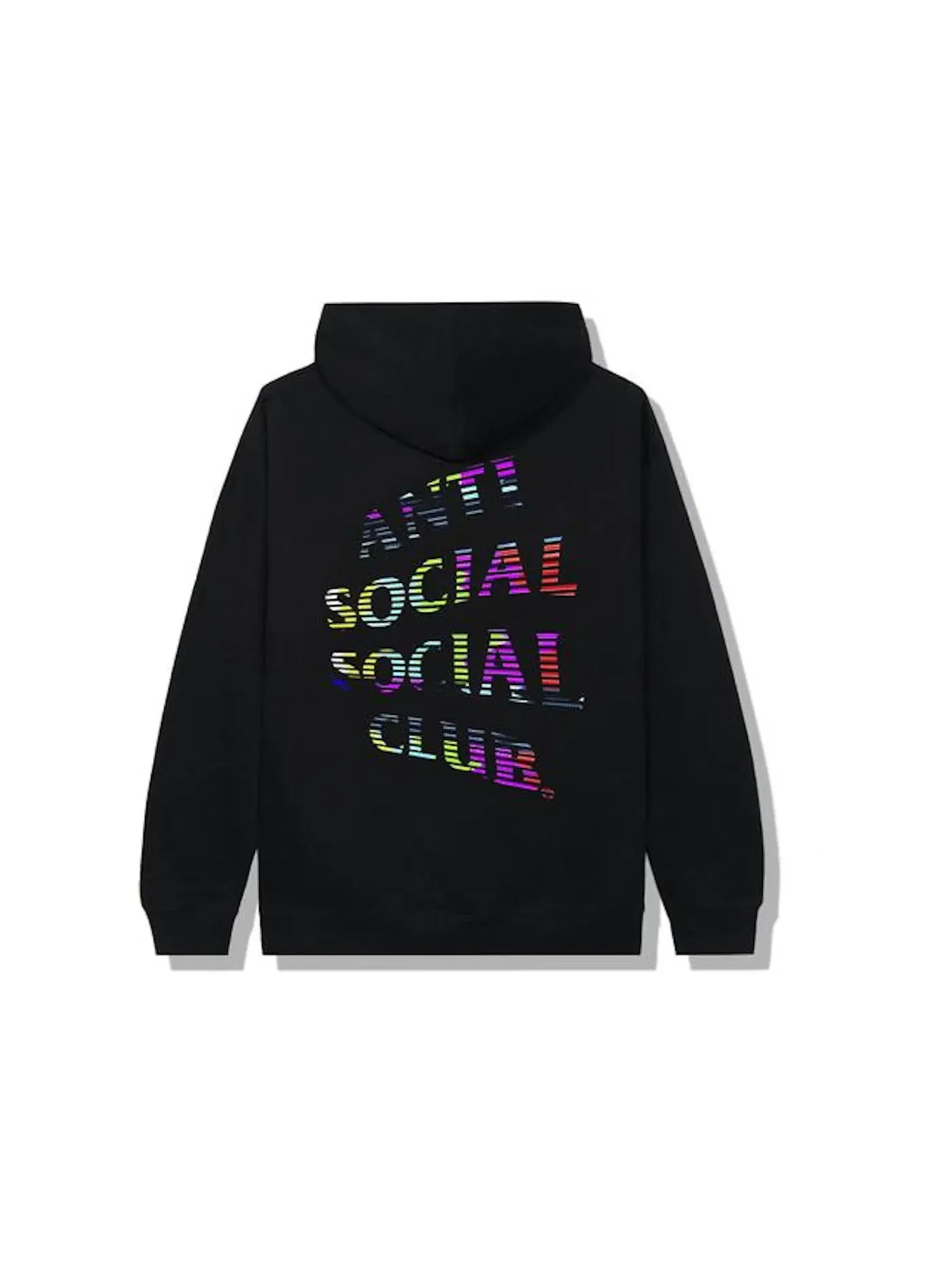 Мужской худи с принтом Fuzzy Connection Hoodie Anti Social Social Club — изображение 1 из 2, черный