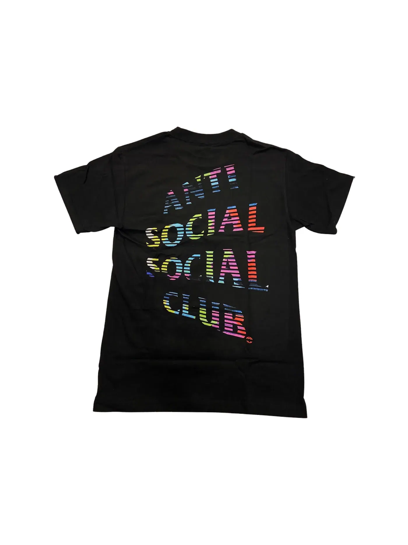 Мужская футболка с принтом Fuzzy Connection Anti Social Social Club — изображение 1 из 2, черный