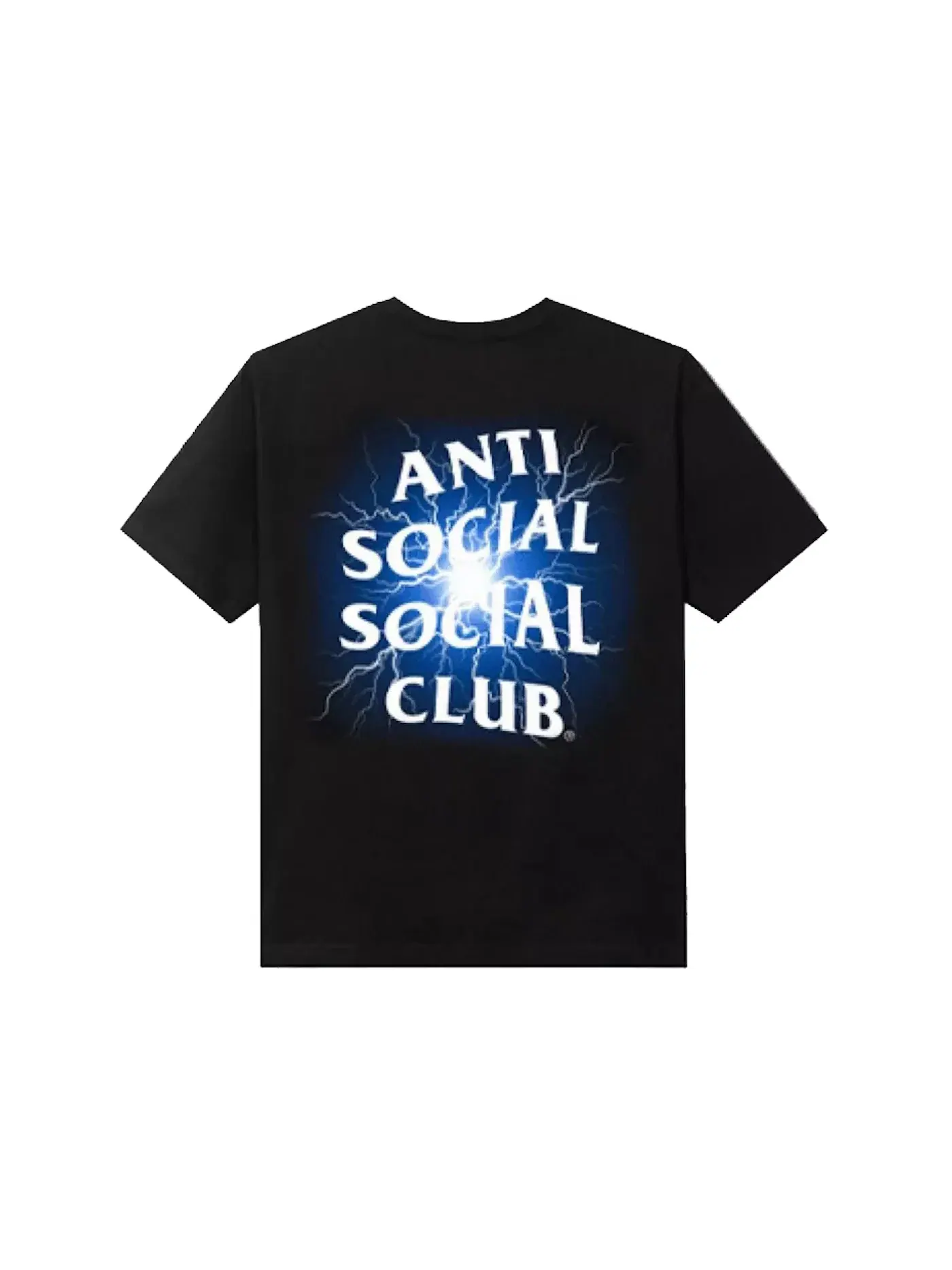 Мужская футболка с длинным рукавом Glow In The Dark Pain Anti Social Social Club — изображение 1 из 2, черный/синий
