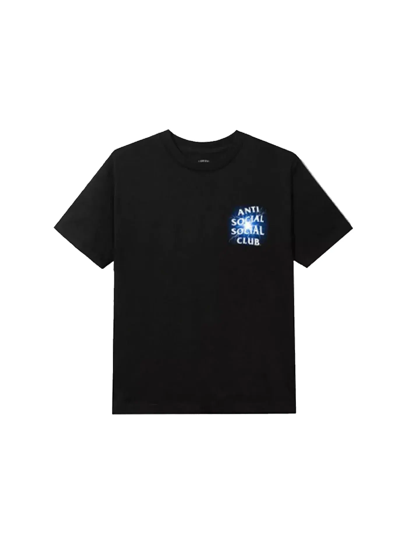 Мужская футболка с длинным рукавом Glow In The Dark Pain Anti Social Social Club — изображение 2 из 2, черный/синий