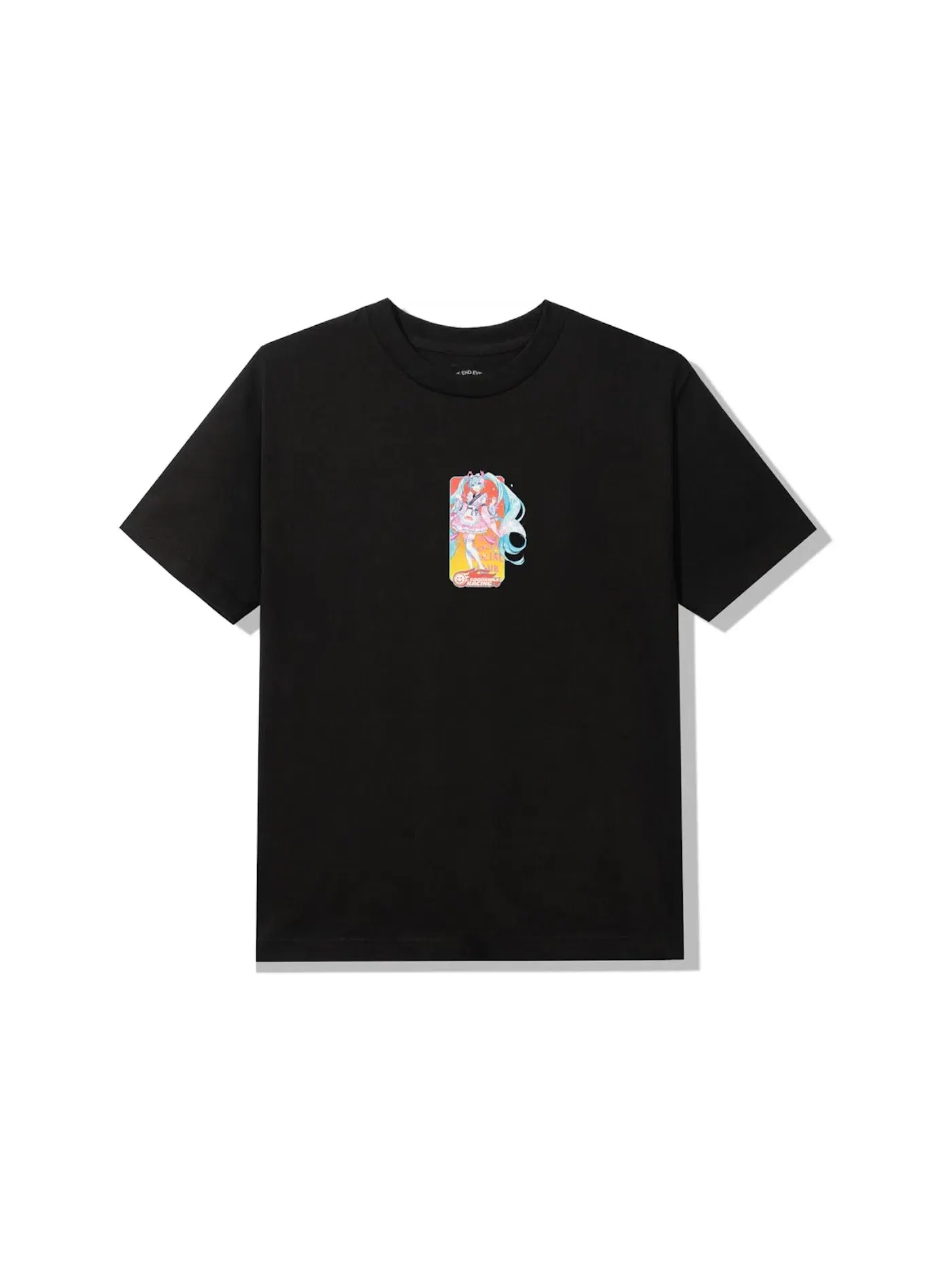 Мужская футболка с принтом Anti Social Social Club Good Smile Racing Hatsune Miku T-shirt — изображение 1 из 2, черный