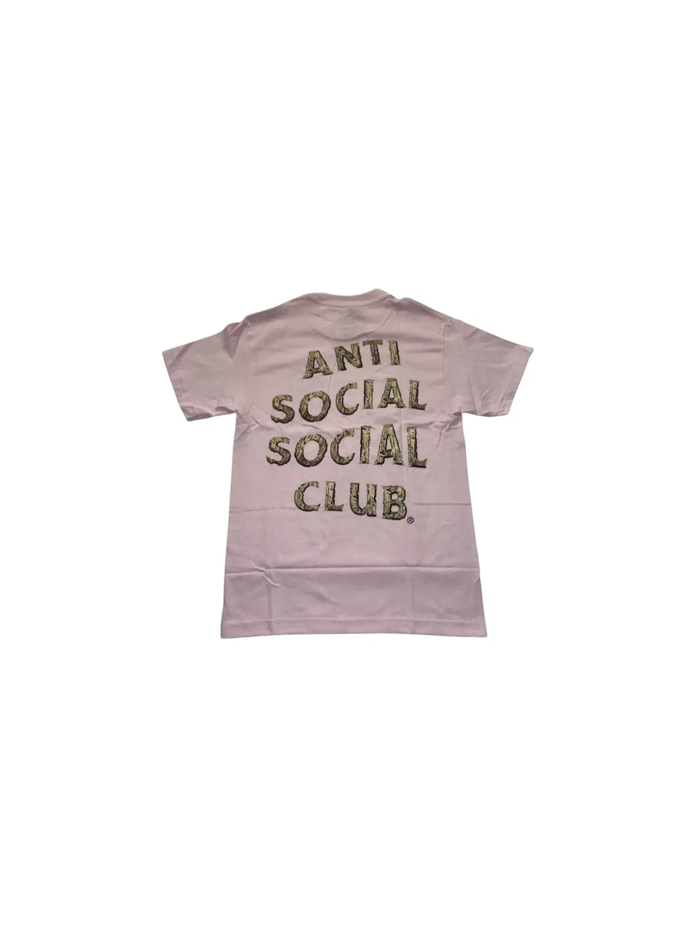 Мужская футболка с принтом Anti Social Social Club Good Wood — изображение 1 из 2, розовый