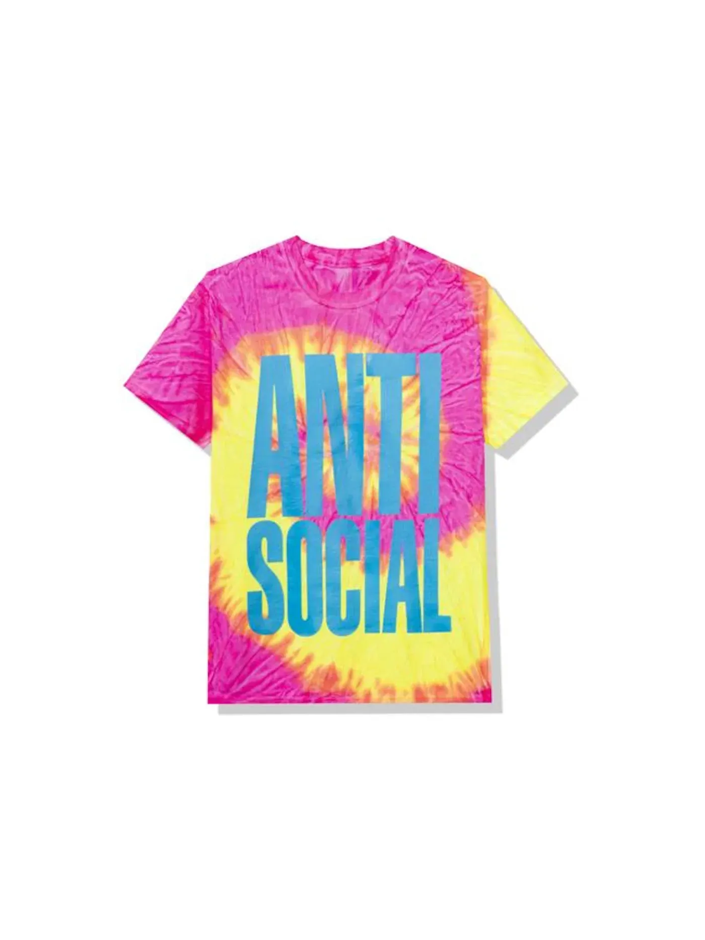 Мужская футболка Tie Dye Tee Anti Social Social Club — изображение 1 из 2, розовый