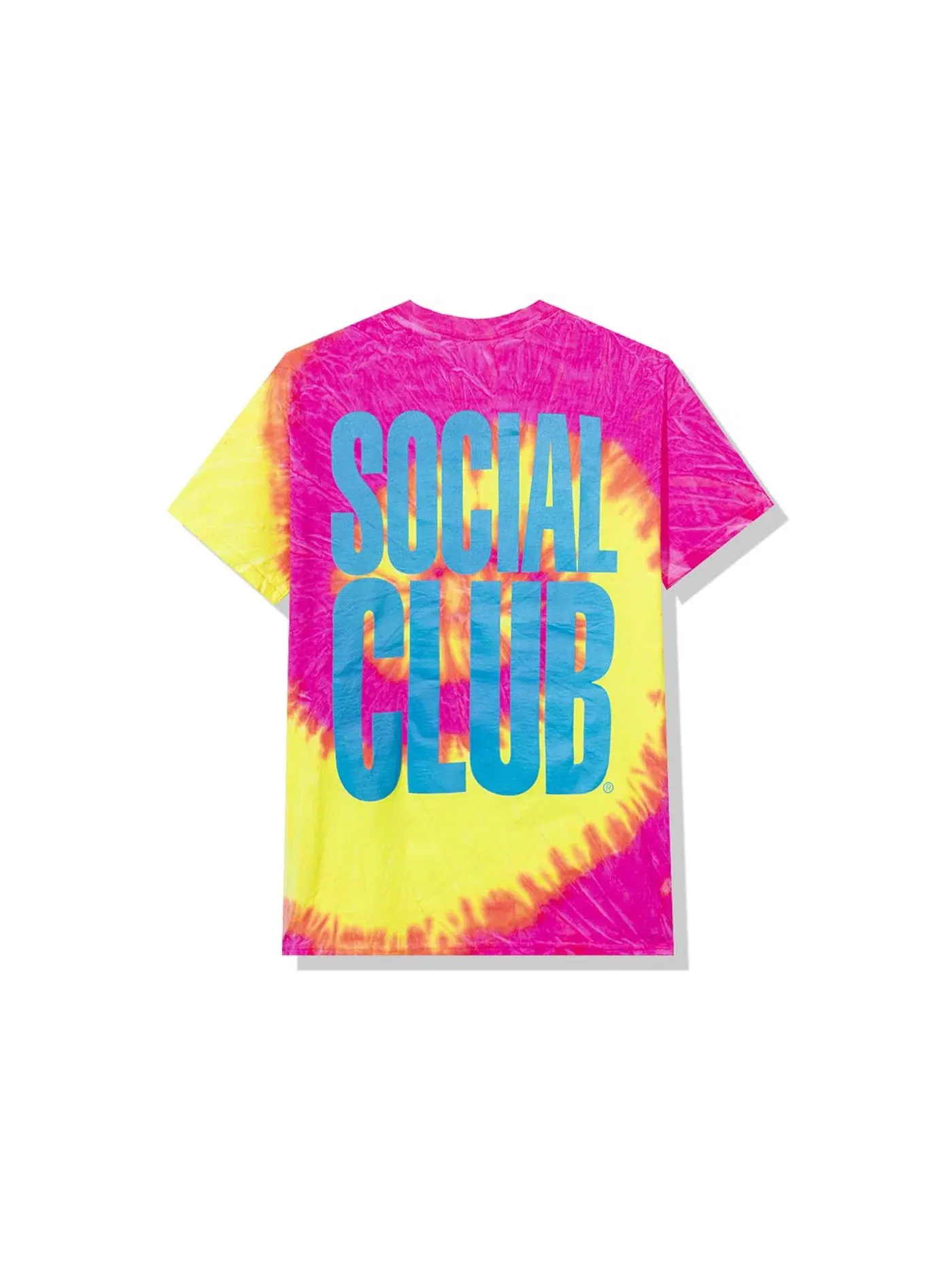 Мужская футболка Tie Dye Tee Anti Social Social Club — изображение 2 из 2, розовый