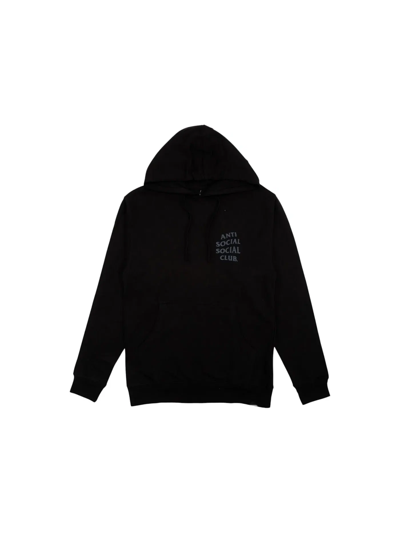 Мужской худи с принтом Hell O Rose Hoodie Anti Social Social Club — изображение 1 из 2, черный