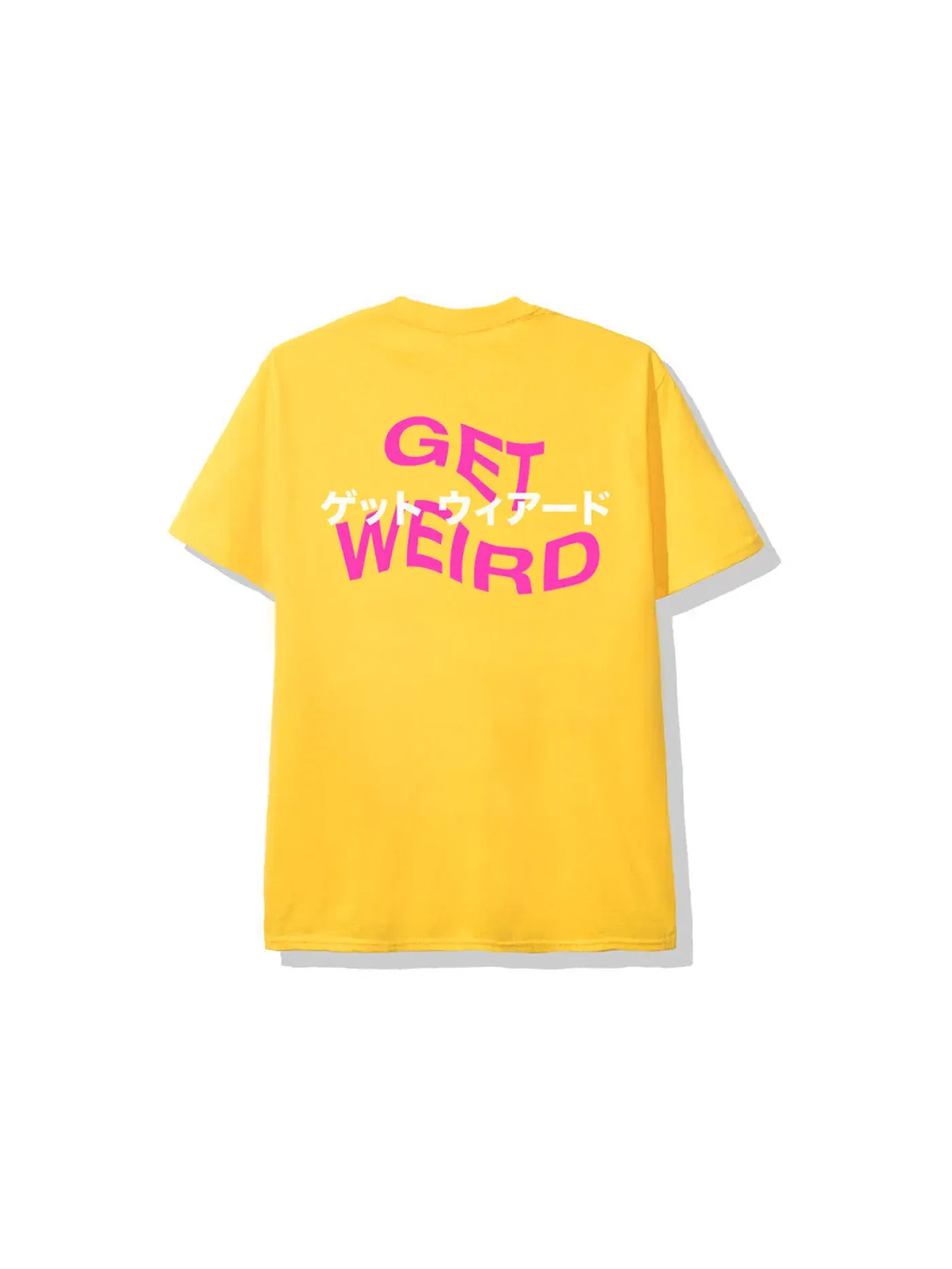 Мужская футболка с принтом Anti Social Social Club T-shirt — изображение 1 из 2, желтый