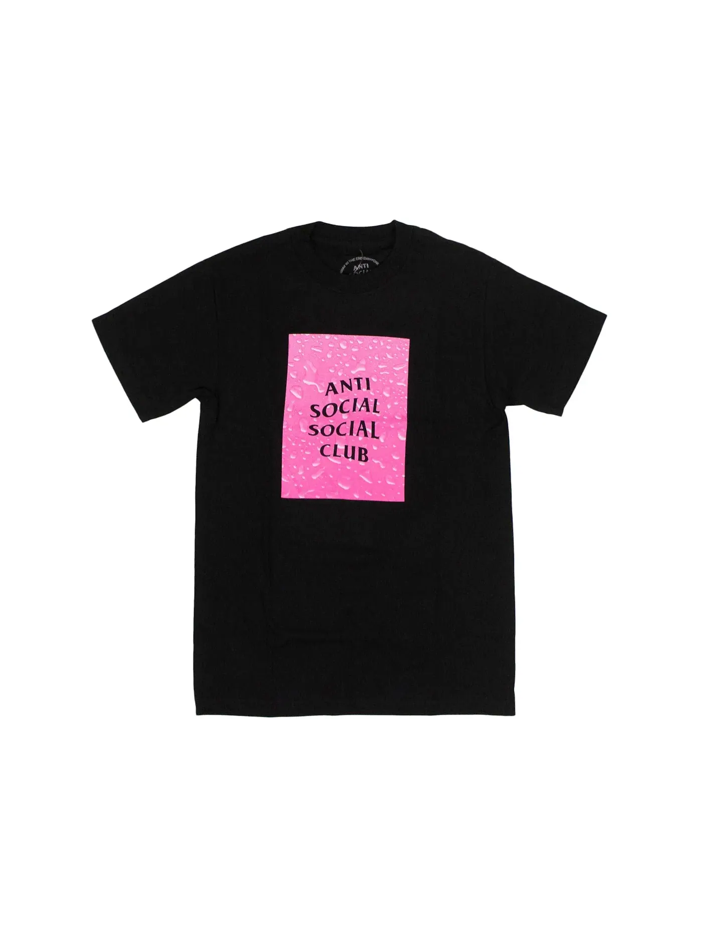 Мужская футболка с принтом Anti Social Social Club — изображение 2 из 2, черный