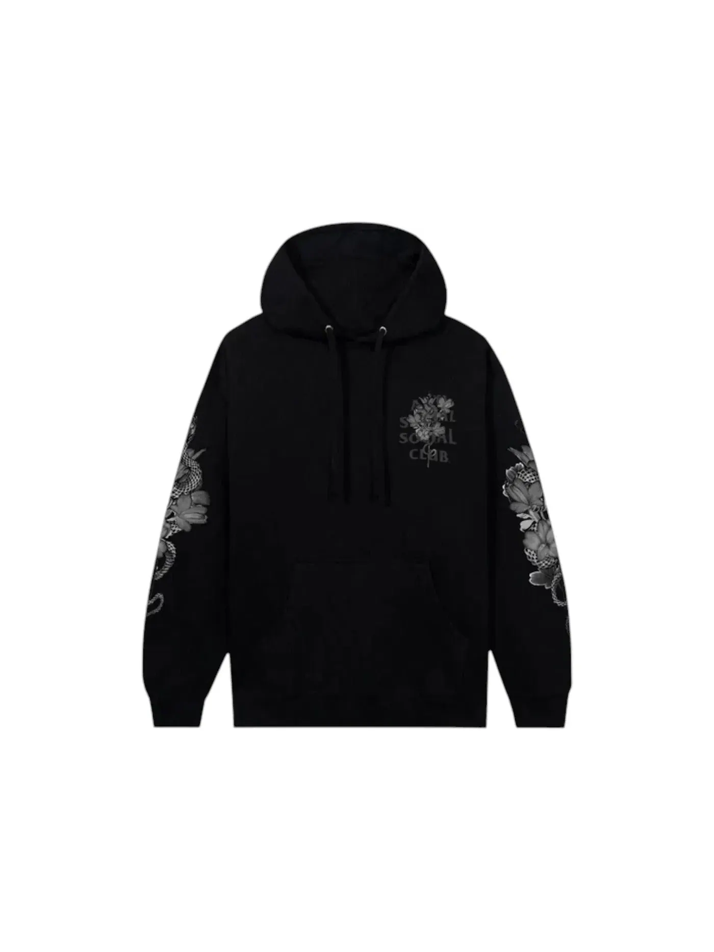 Мужская худи с светоотражающими элементами Anti Social Social Club Hokkaido 3M Reflective Hoodie — изображение 2 из 2, черный