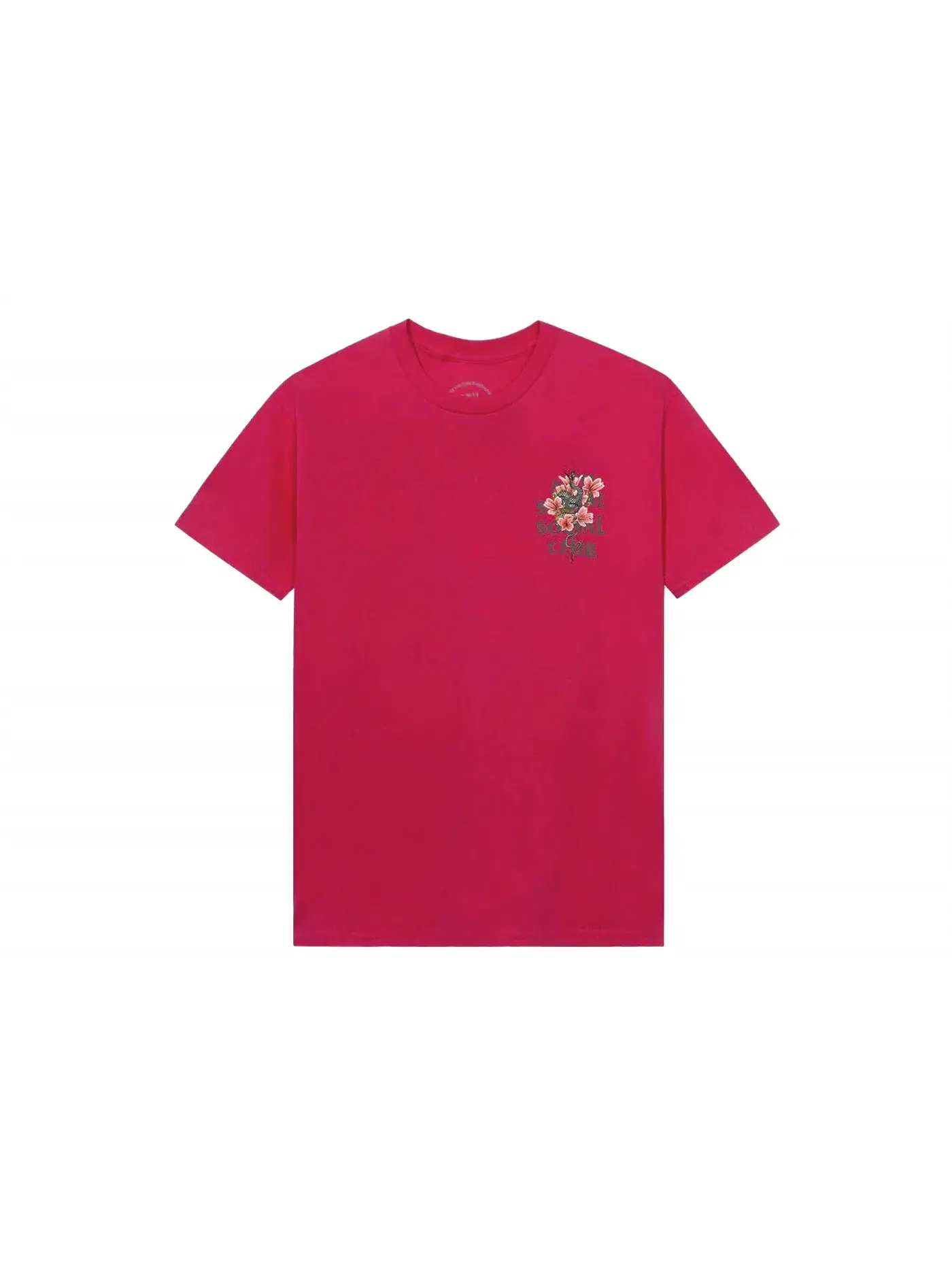Мужская футболка с принтом Anti Social Social Club Tee — изображение 3 из 3, розовый