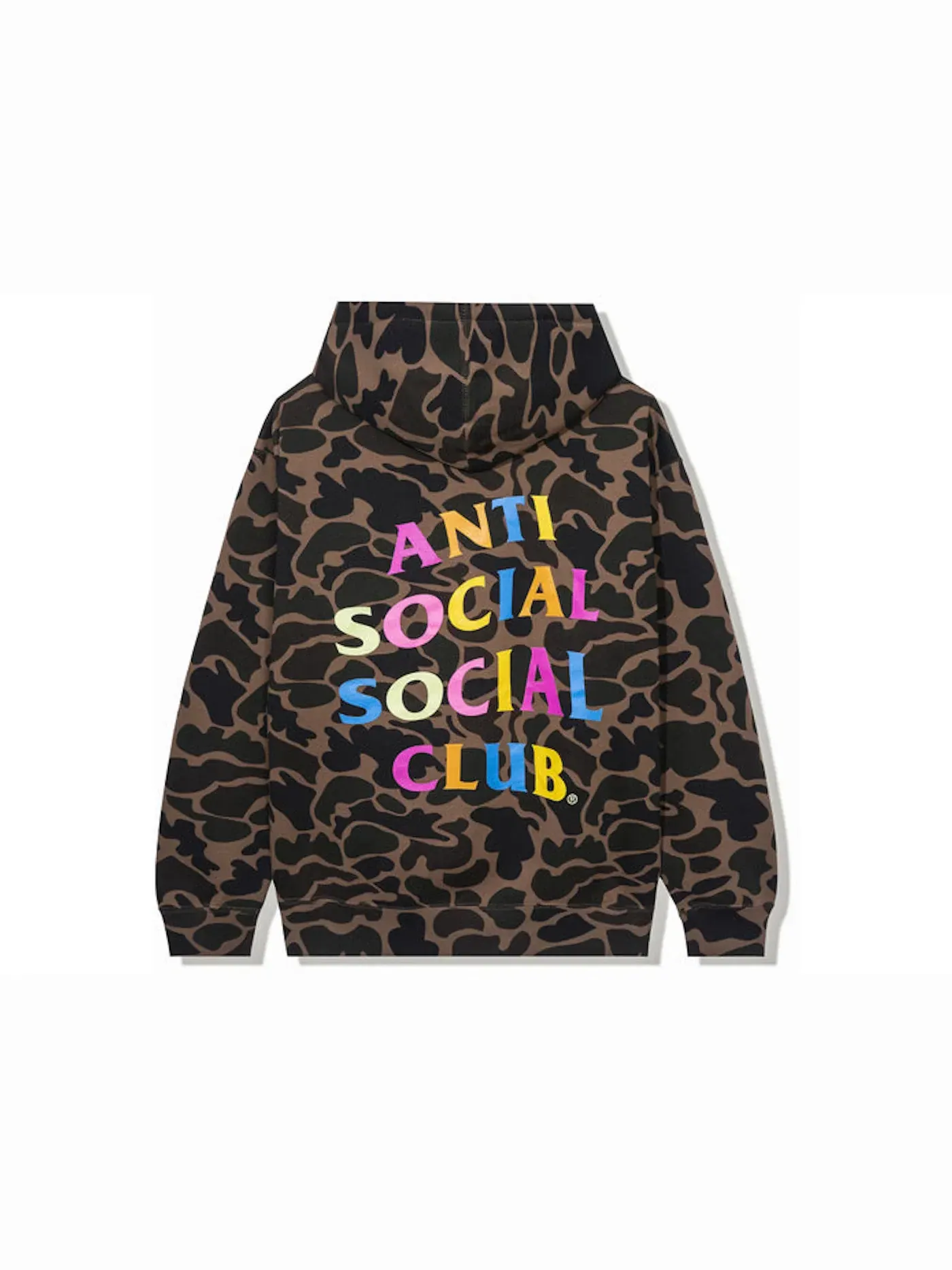 Мужская худи с принтом Hoodie Anti Social Social Club — изображение 1 из 2, бежевый