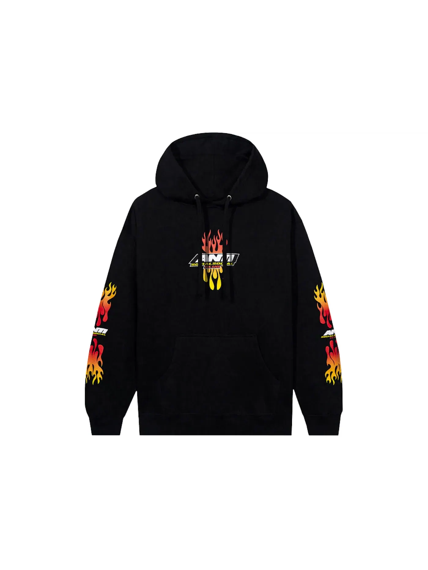 Мужская худи с принтом Anti Social Social Club Hoodie — изображение 1 из 2, черный
