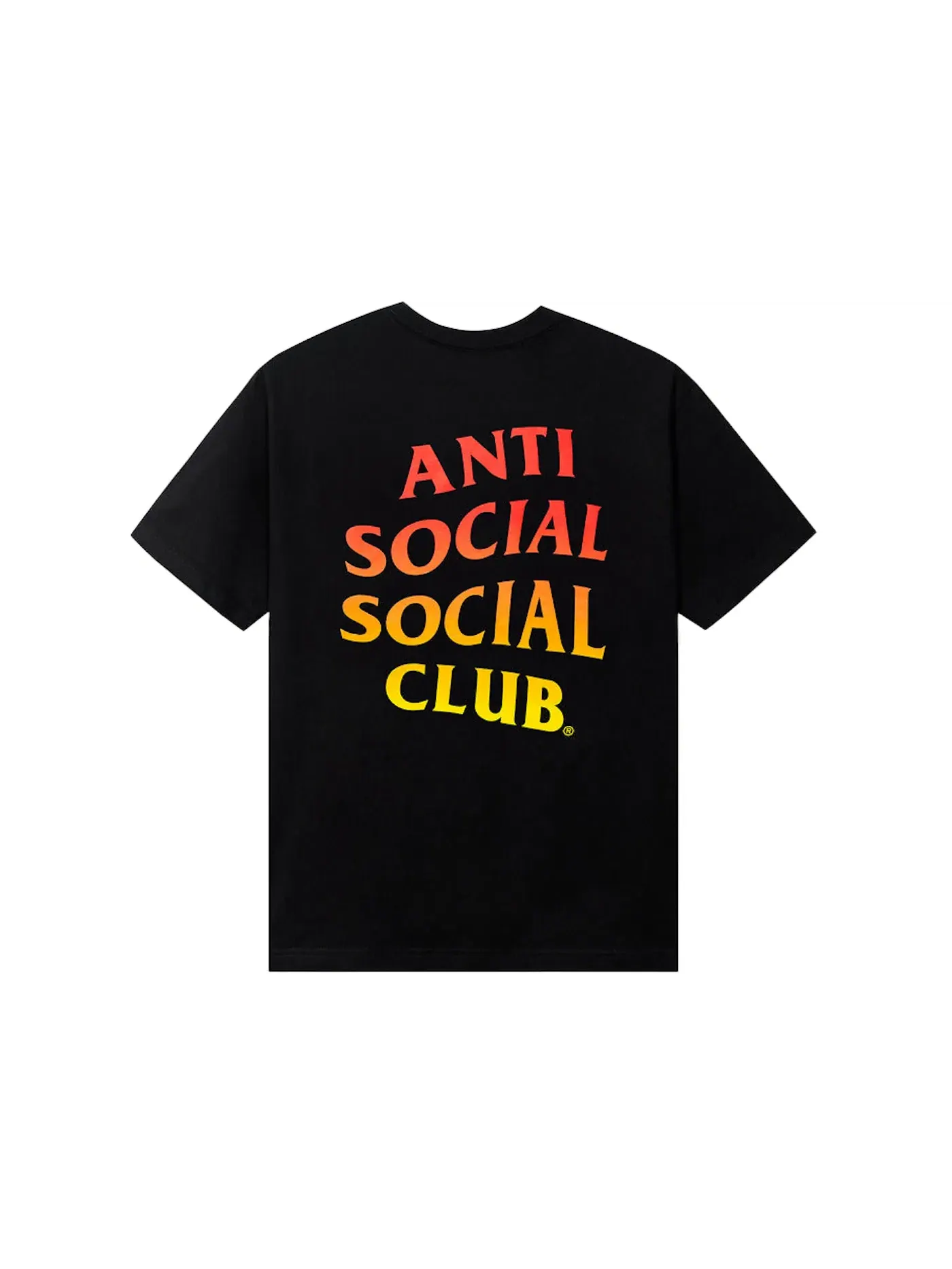 Мужская футболка с принтом Anti Social Social Club Hot At First Tee — изображение 2 из 2, черный