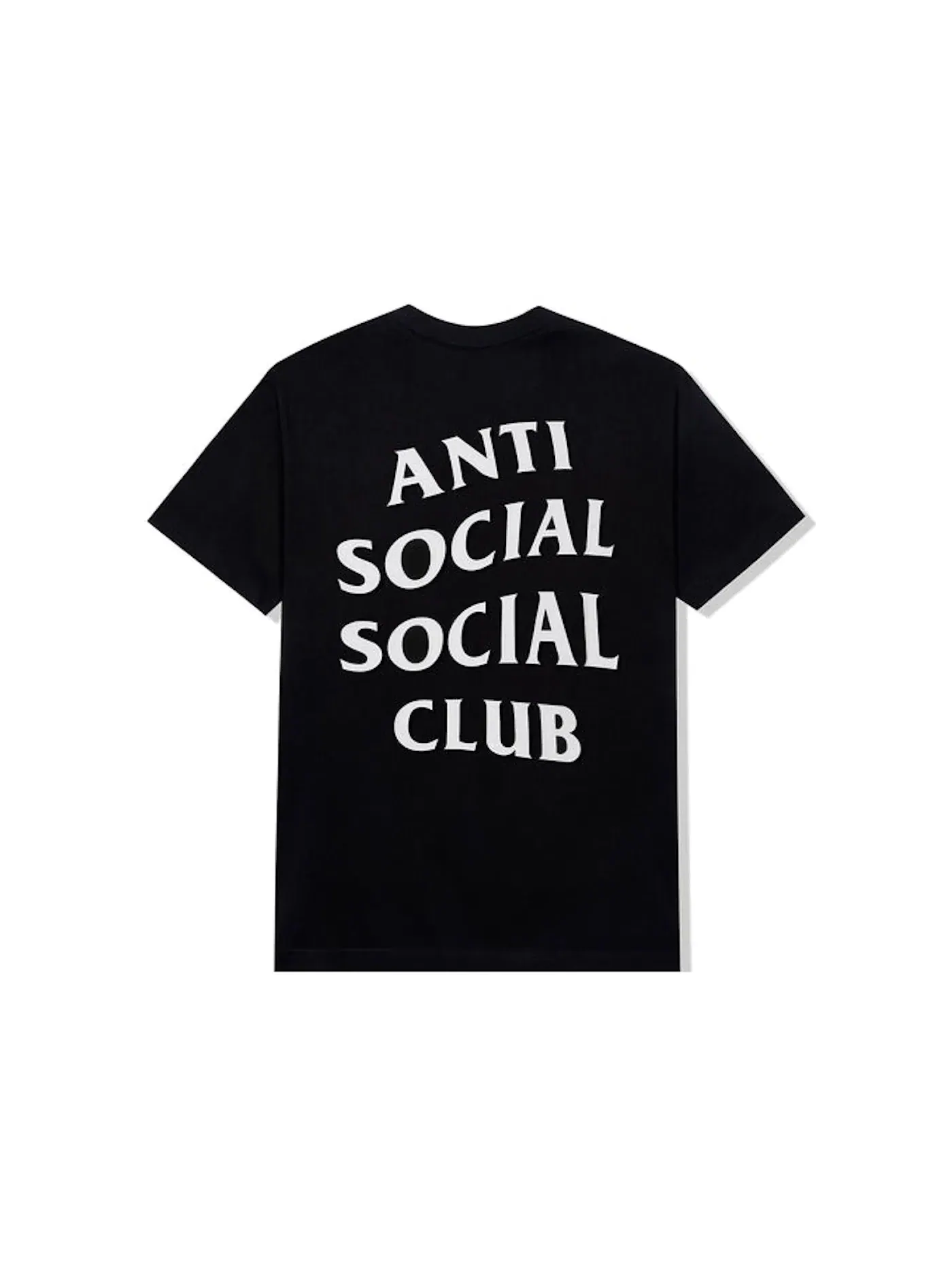 Мужская футболка с принтом Anti Social Social Club Tee — изображение 2 из 2, черный