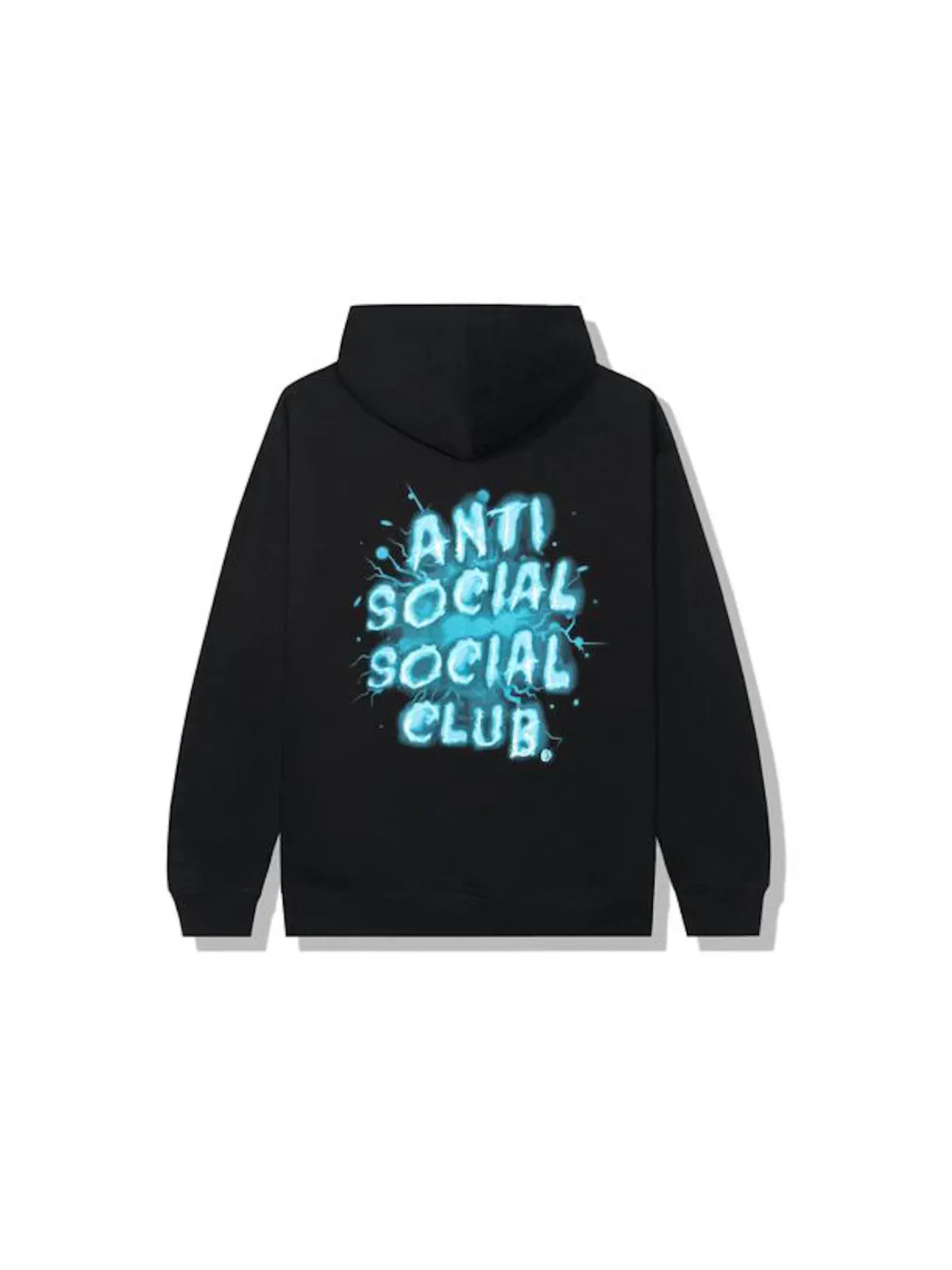 Мужской худи с принтом Hoodie Anti Social Social Club — изображение 1 из 2, черный/синий