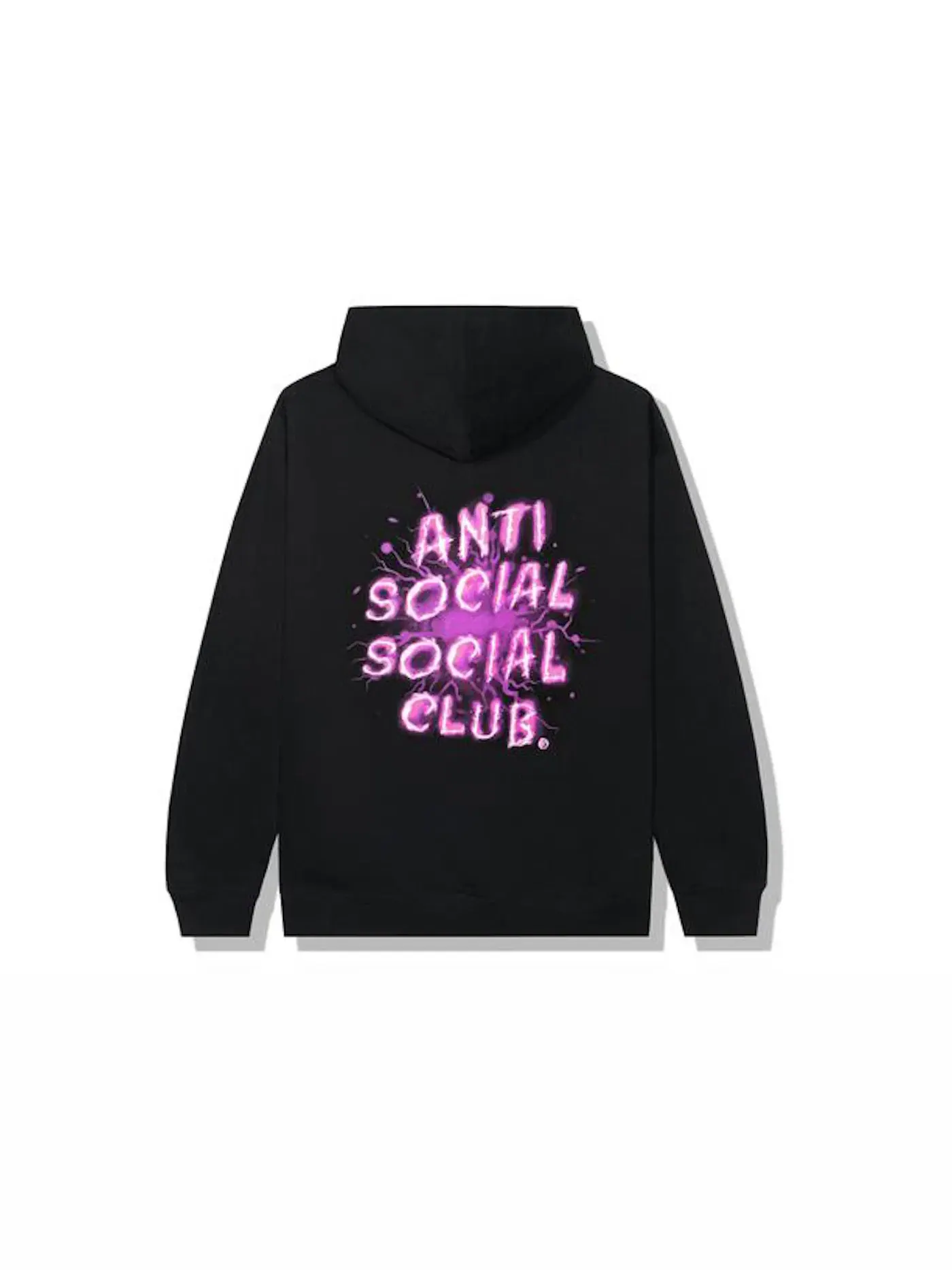 Мужской худи Anti Social Social Club — изображение 1 из 2, черный/розовый
