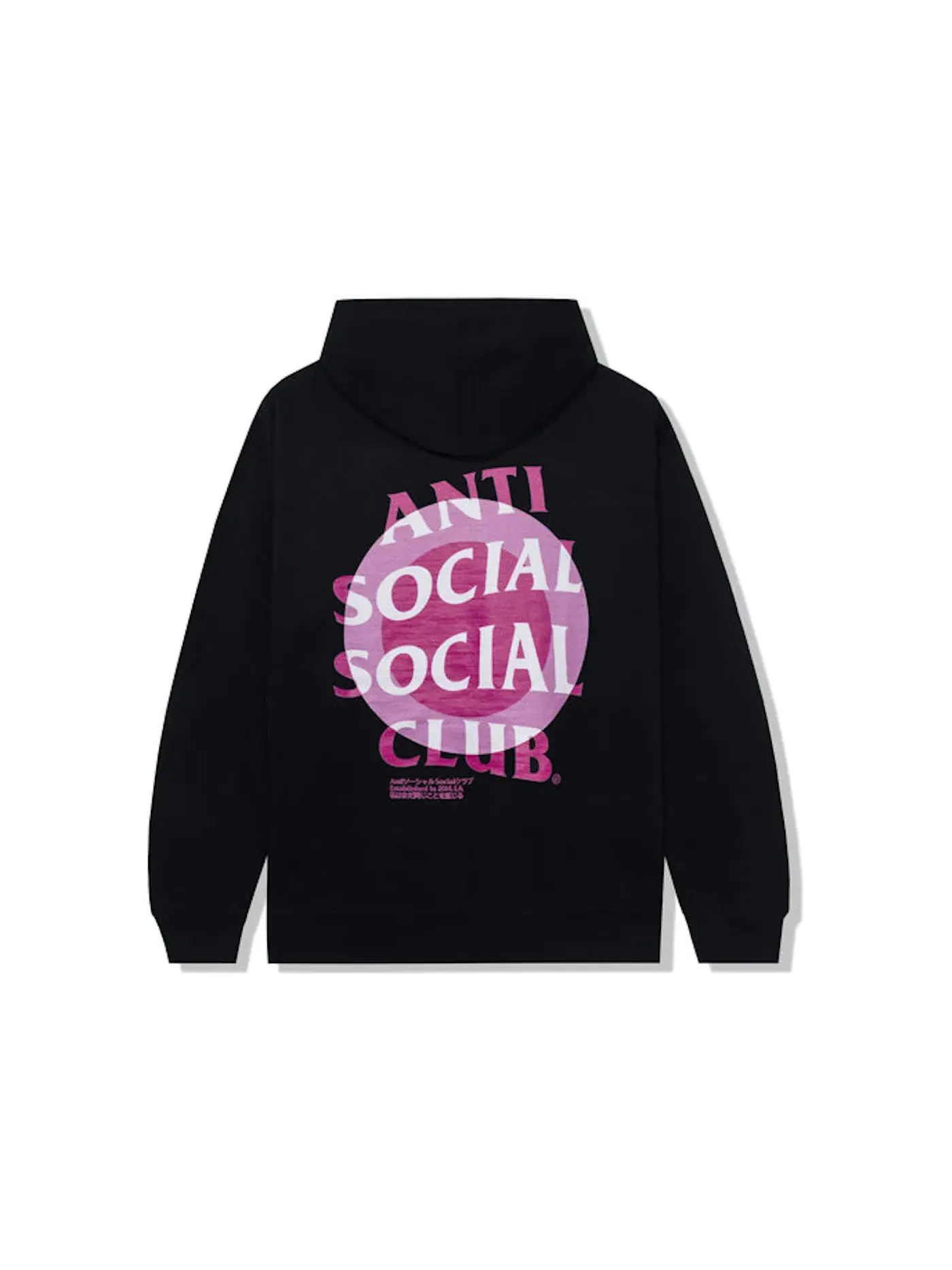 Мужская худи с принтом Anti Social Social Club Impatient — изображение 2 из 2, черный