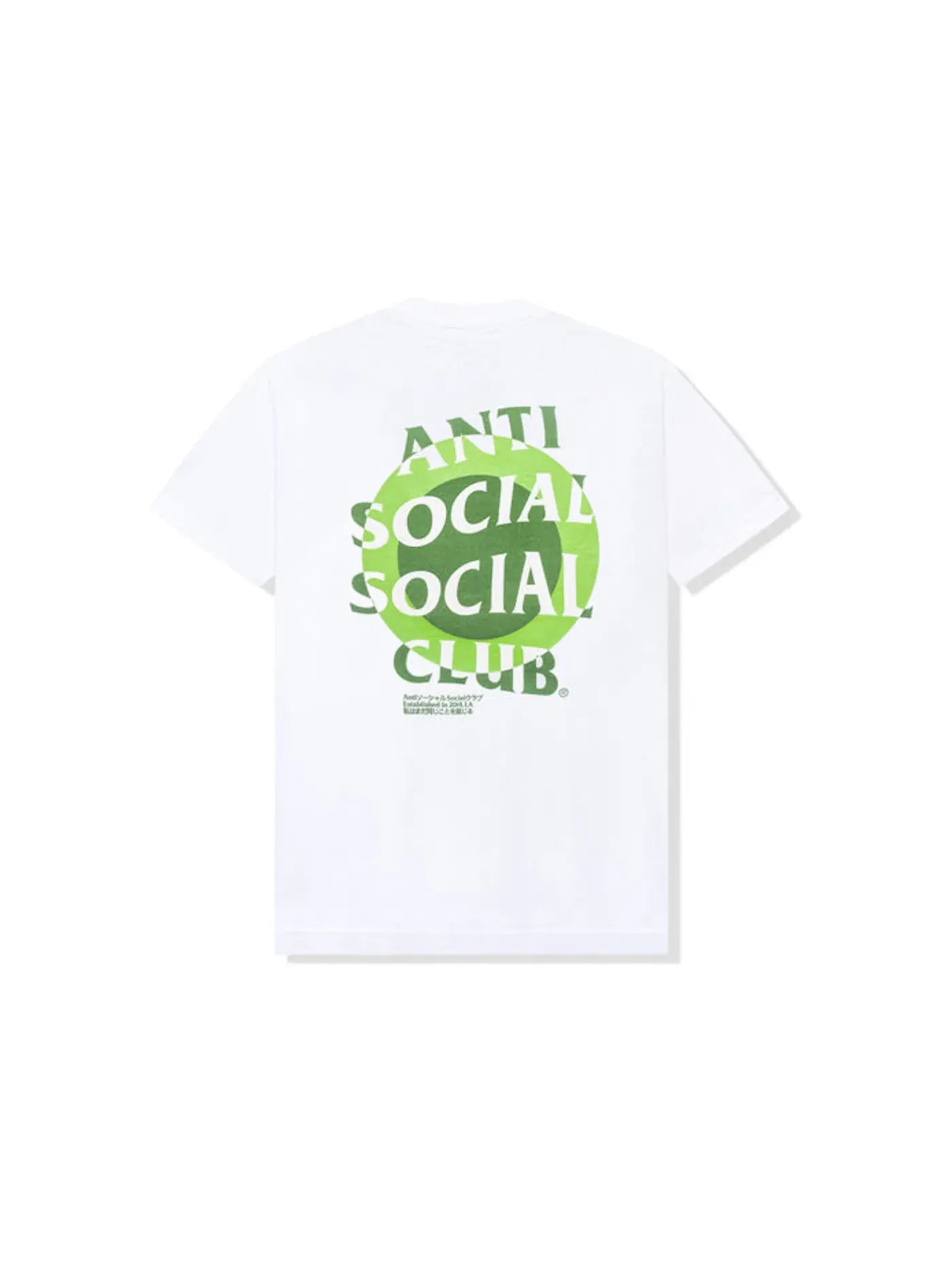 Мужская футболка с принтом Anti Social Social Club T-shirt — изображение 1 из 2, белый