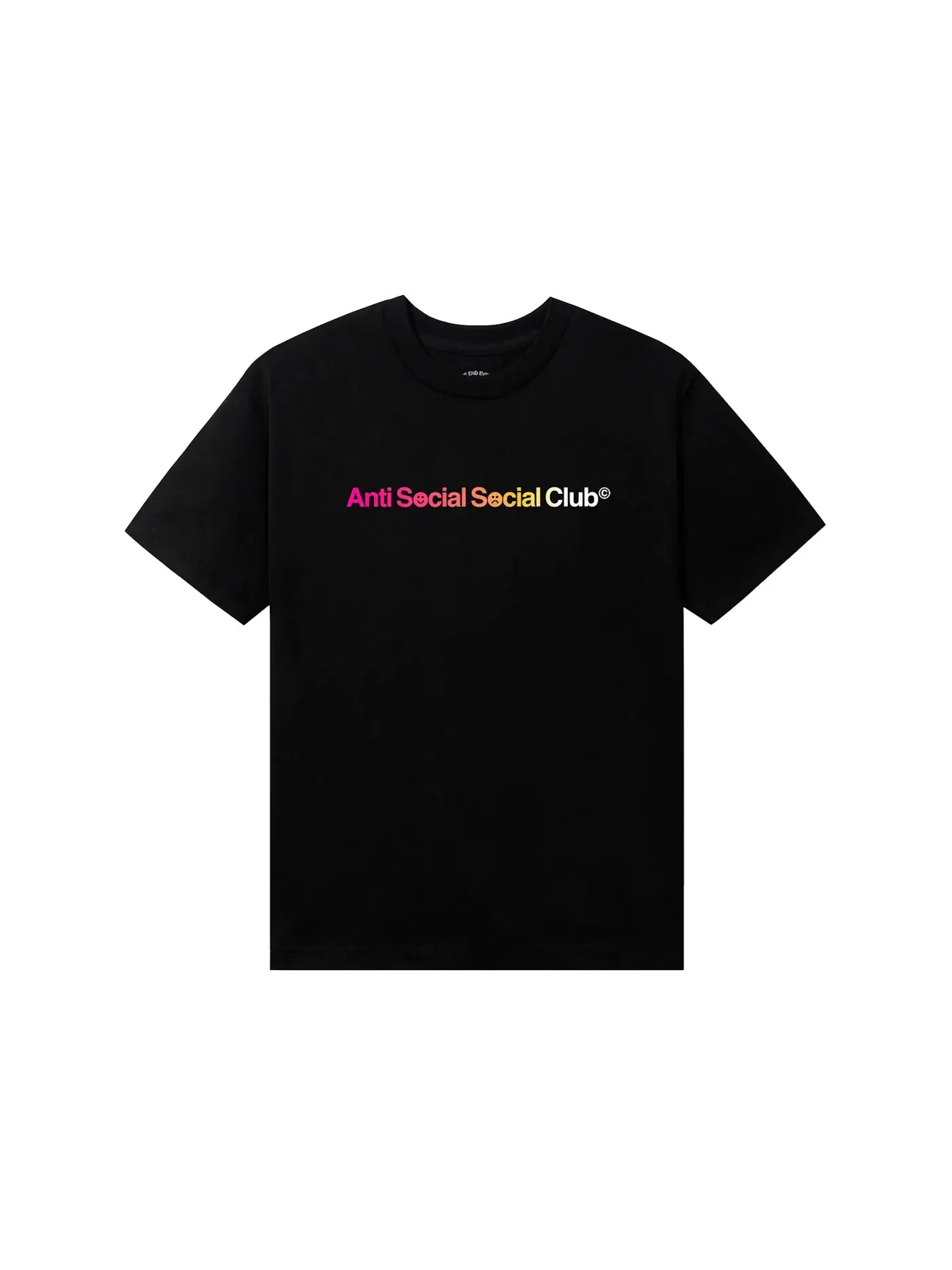 Мужская футболка с принтом Tee Anti Social Social Club — изображение 2 из 2, черный