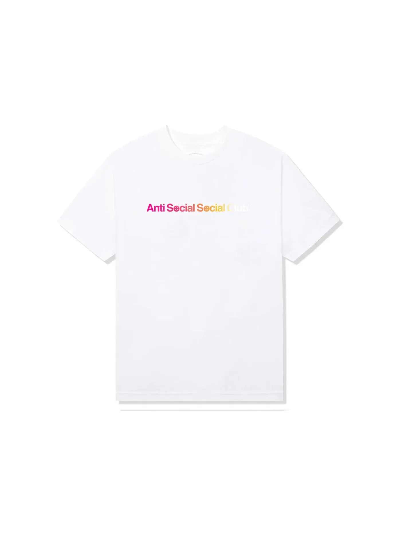 Мужская футболка с принтом Anti Social Social Club Tee — изображение 2 из 2, белый