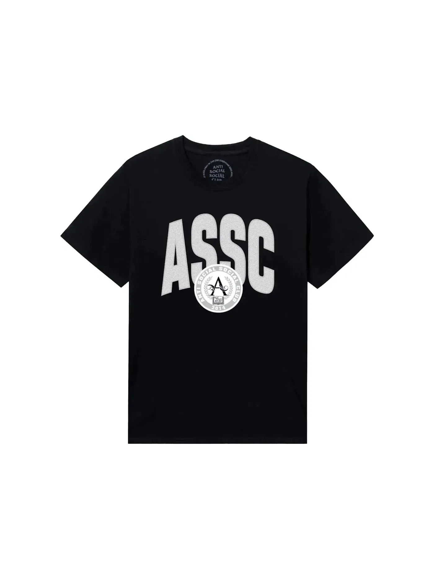Мужская футболка с принтом Anti Social Social Club Tee — изображение 1 из 1, черный