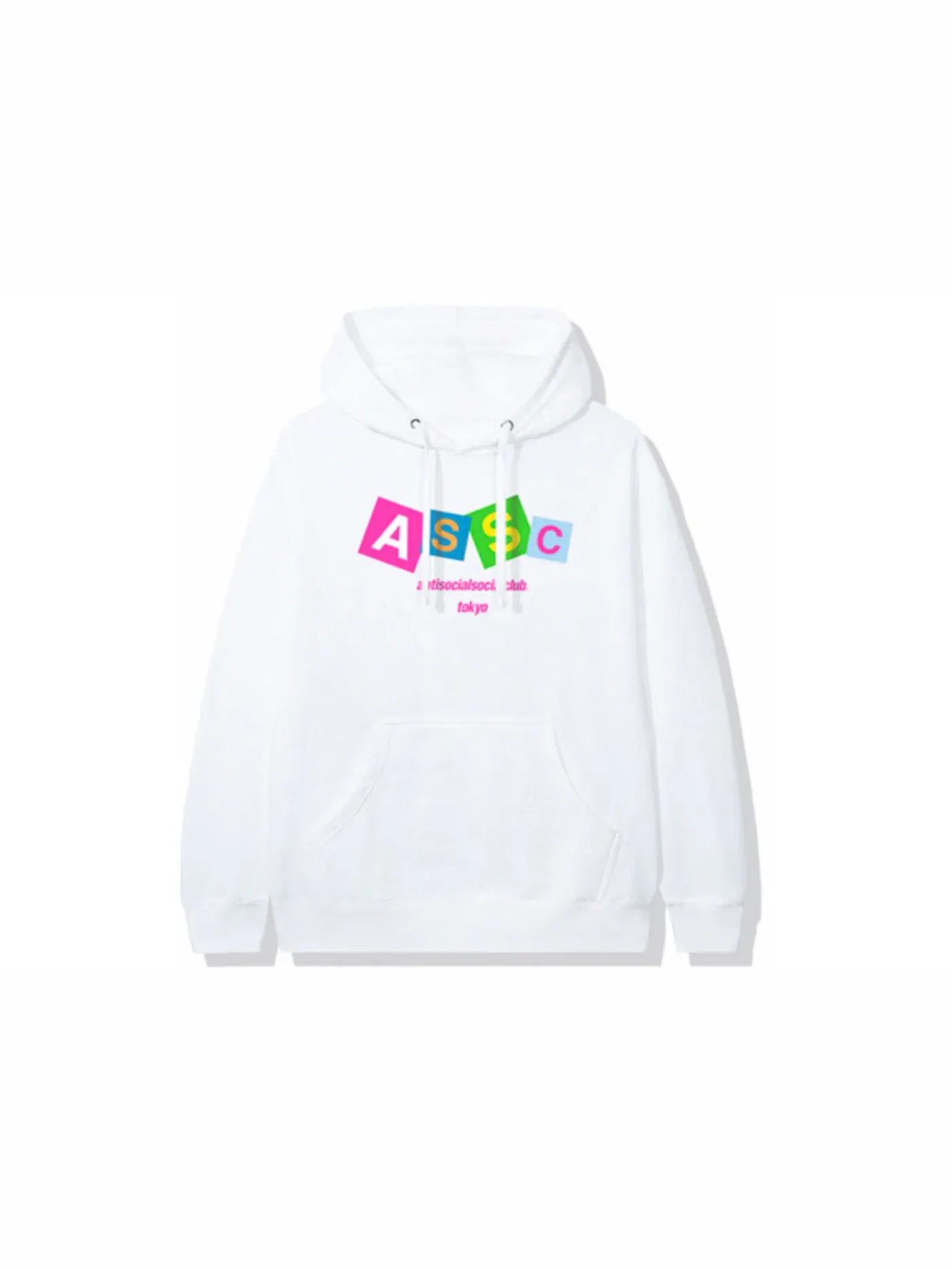 Мужской худи с капюшоном Angel Hair Anti Social Social Club — изображение 1 из 1, белый