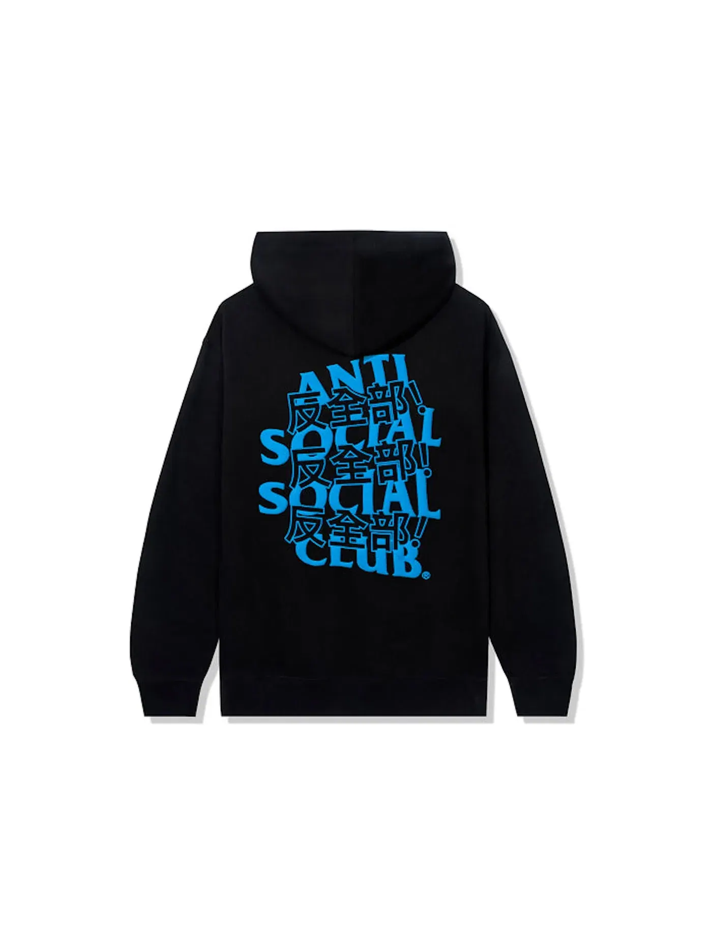 Мужская худи с принтом Kaburosai Anti Social Social Club — изображение 1 из 2, черный
