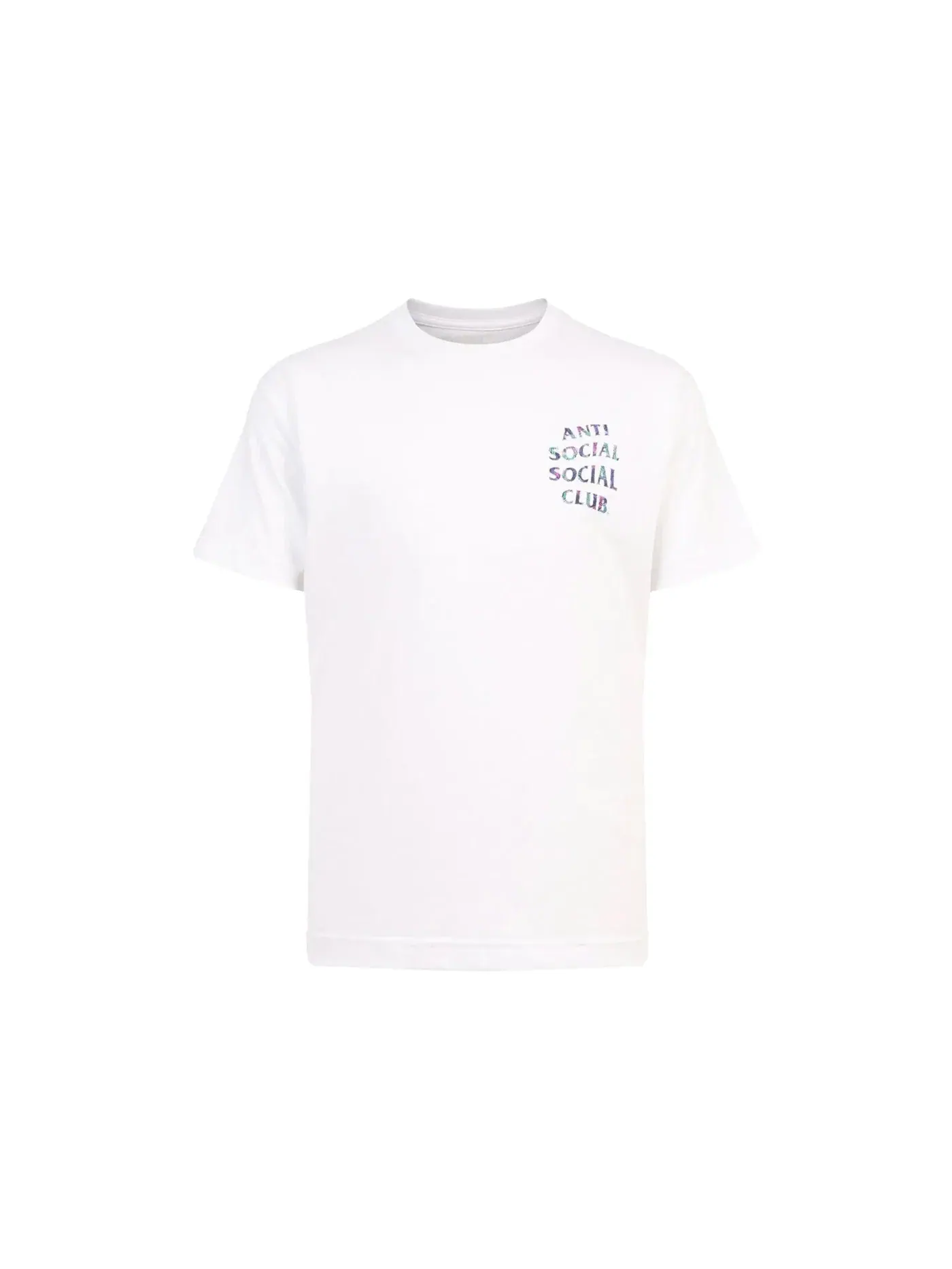 Мужская футболка с принтом Kiss The Wall (Members Only) Tee Anti Social Social Club — изображение 2 из 2, белый