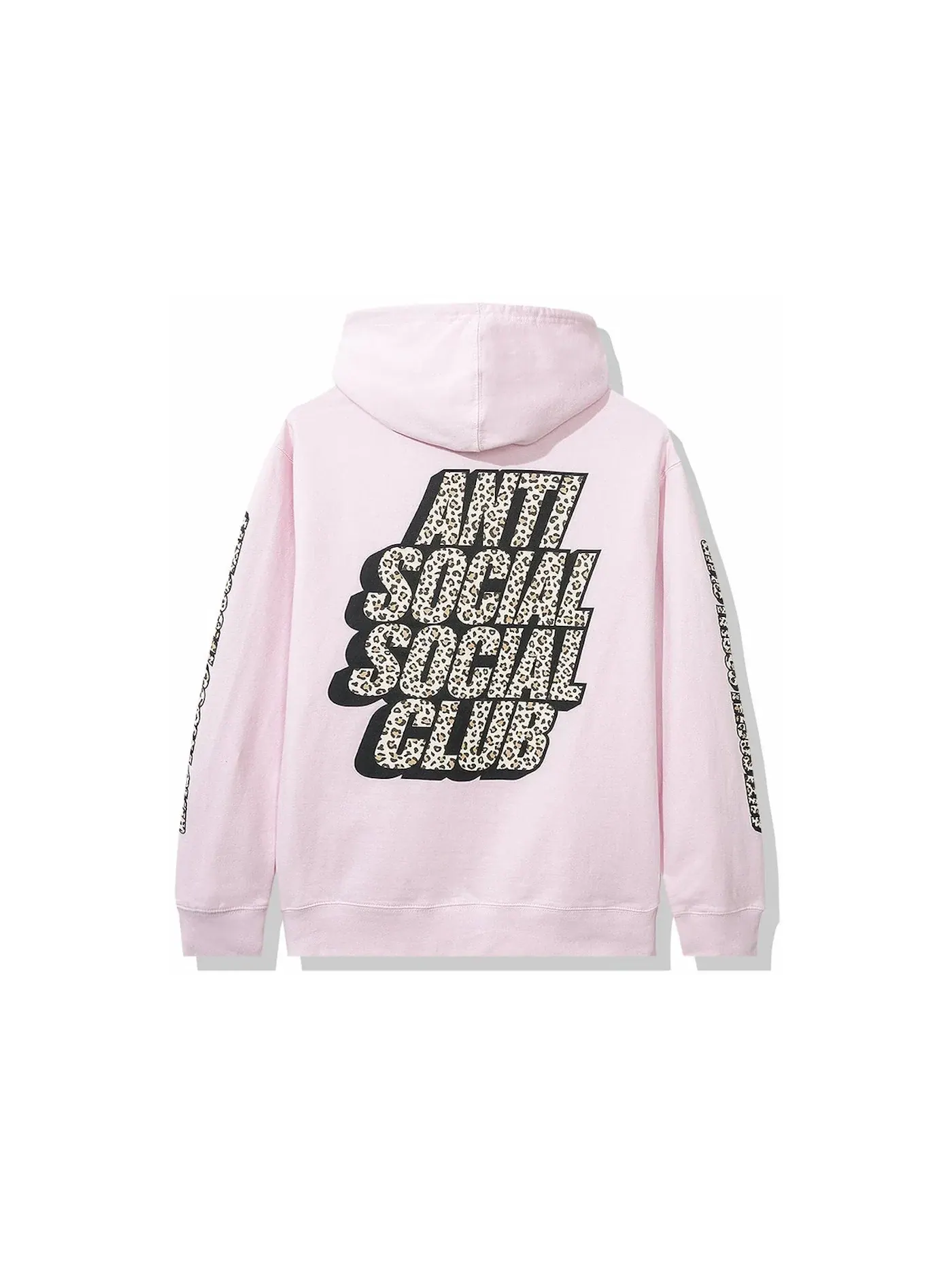 Мужской худи с принтом Kitten Hoodie Anti Social Social Club — изображение 1 из 2, розовый