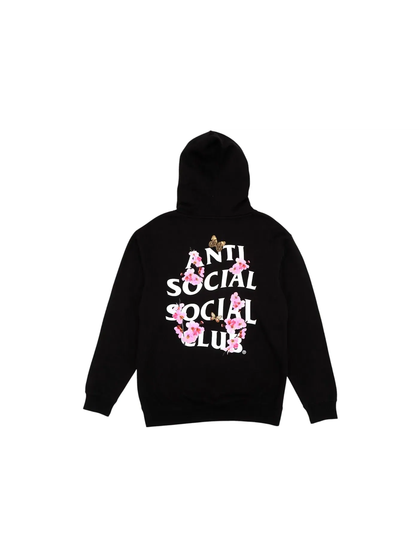 Мужская худи с принтом Kkoch Hoodie Anti Social Social Club — изображение 2 из 4, черный