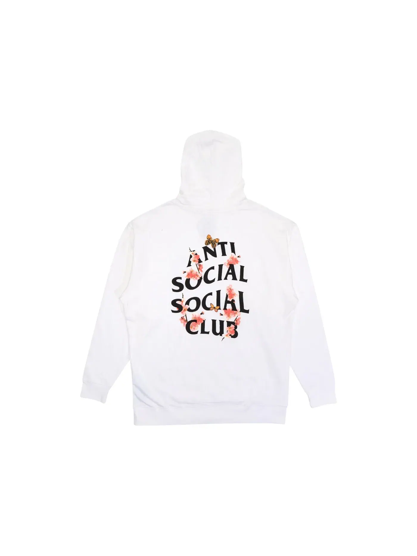 Мужской худи с принтом Kkoch Hoodie Anti Social Social Club — изображение 2 из 2, белый