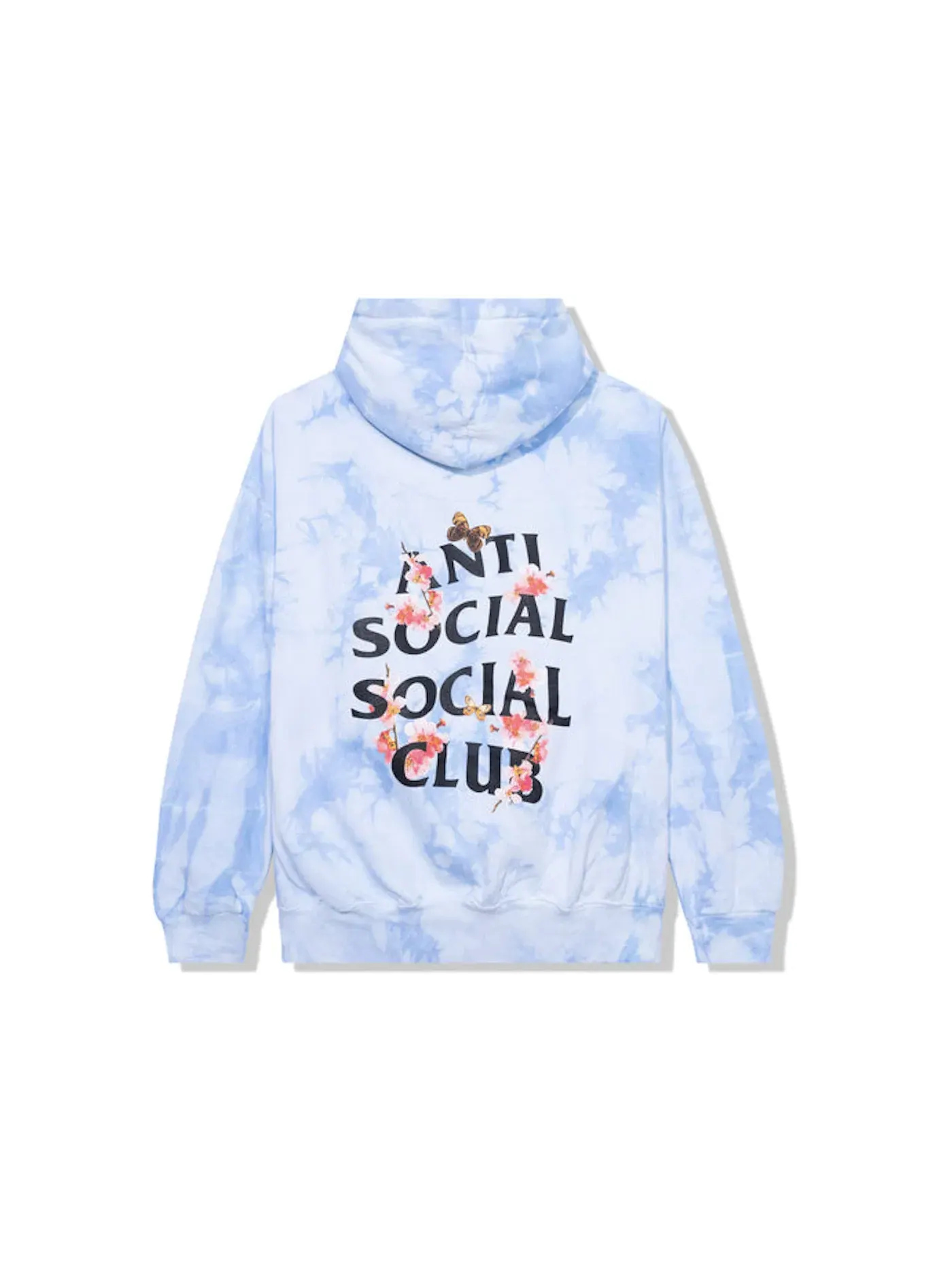 Мужской худи с принтом Anti Social Social Club Kkoch Never Dies — изображение 1 из 2, синий
