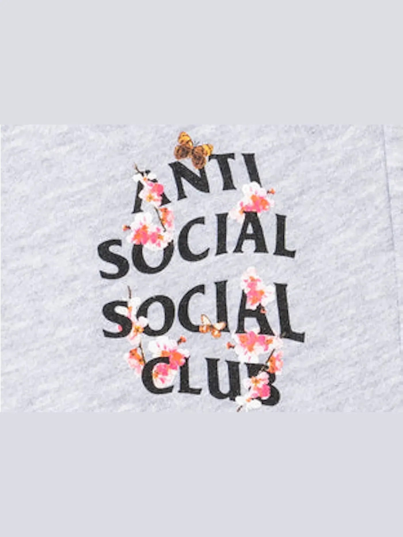 Мужские спортивные штаны с принтом Sweatpants Anti Social Social Club — изображение 2 из 2, серый