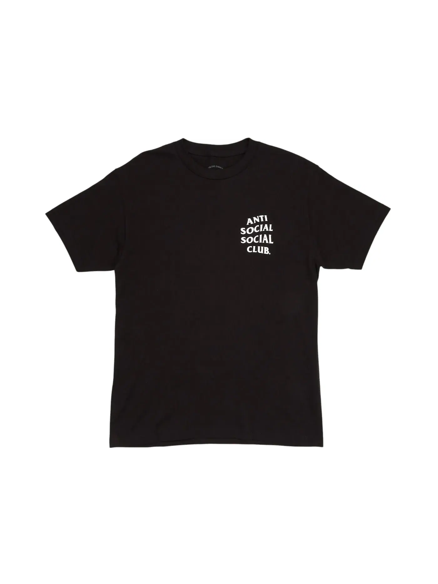 Мужская футболка с принтом Anti Social Social Club Kkoch Tee — изображение 1 из 2, черный