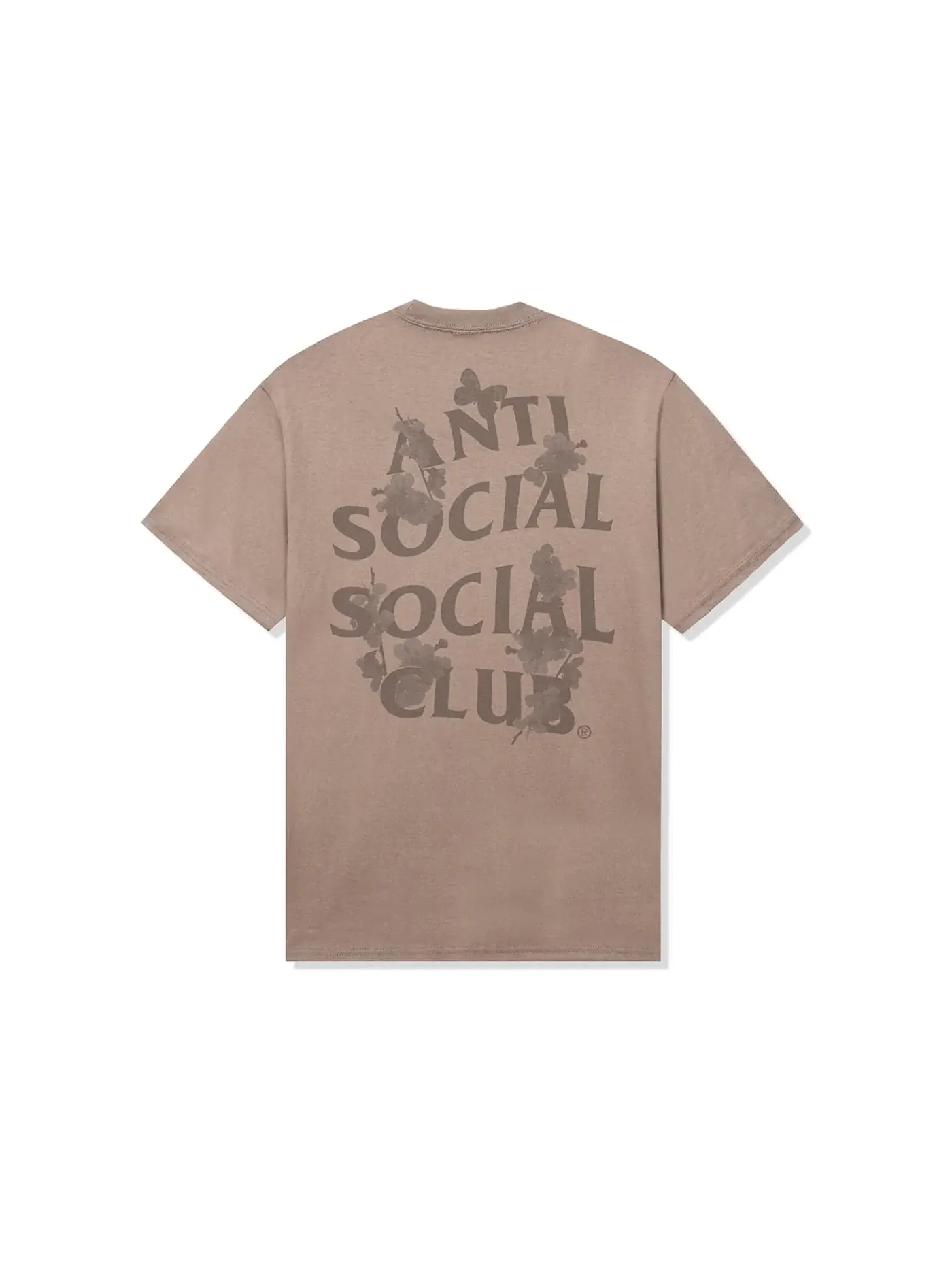 Мужская футболка с принтом Kkoch Tonal Tee Anti Social Social Club — изображение 1 из 2, светлый песочный