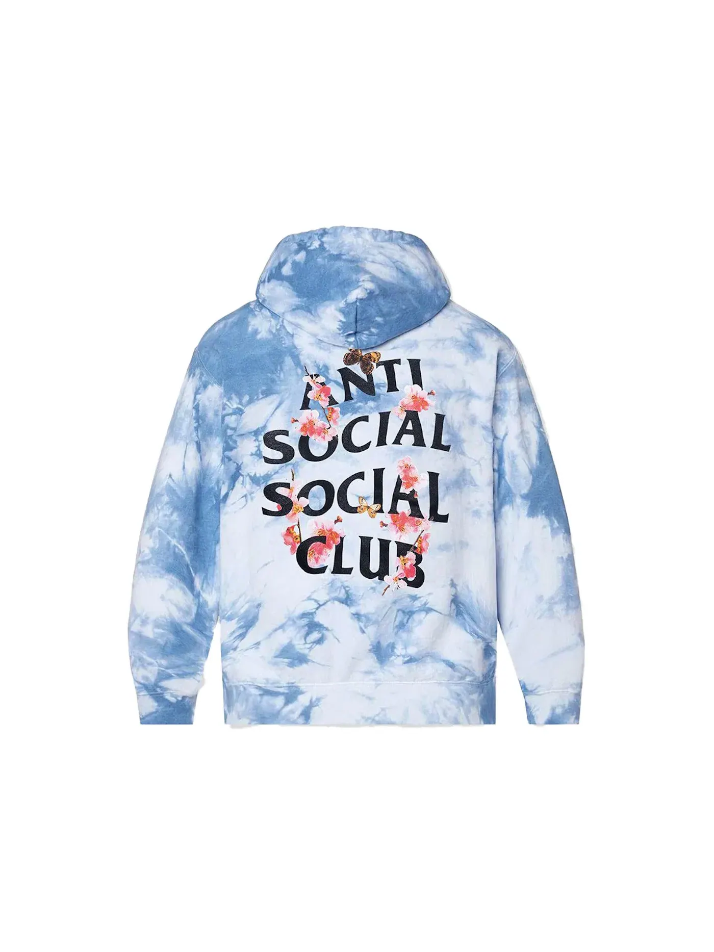 Мужская худи с принтом Kkotch F&F Anti Social Social Club — изображение 1 из 2, синий