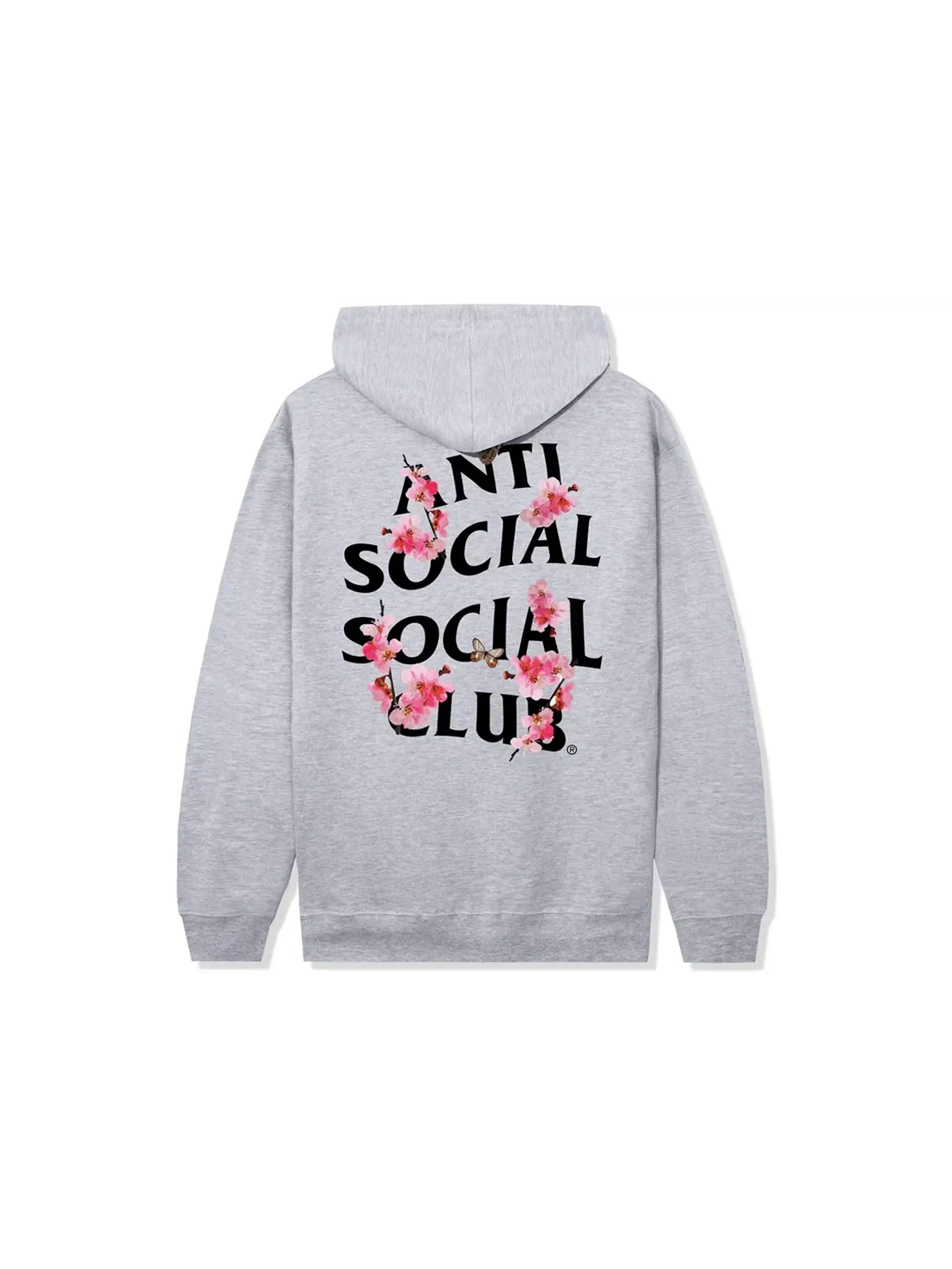 Мужская худи с принтом Kkotch Hoodie Anti Social Social Club — изображение 1 из 2, серый
