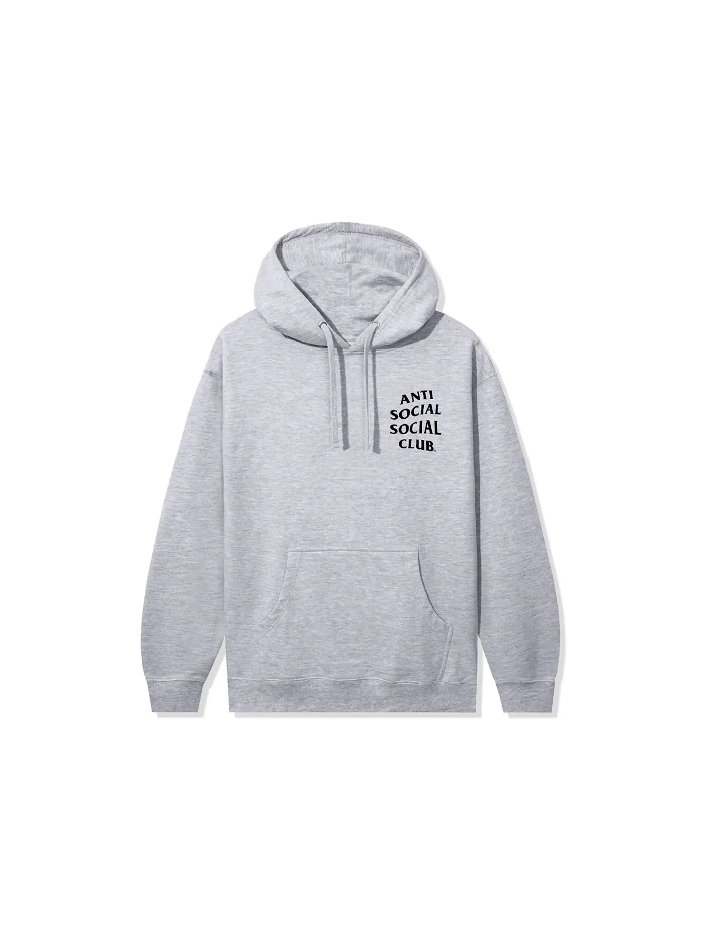 Мужская худи с принтом Kkotch Hoodie Anti Social Social Club — изображение 2 из 2, серый